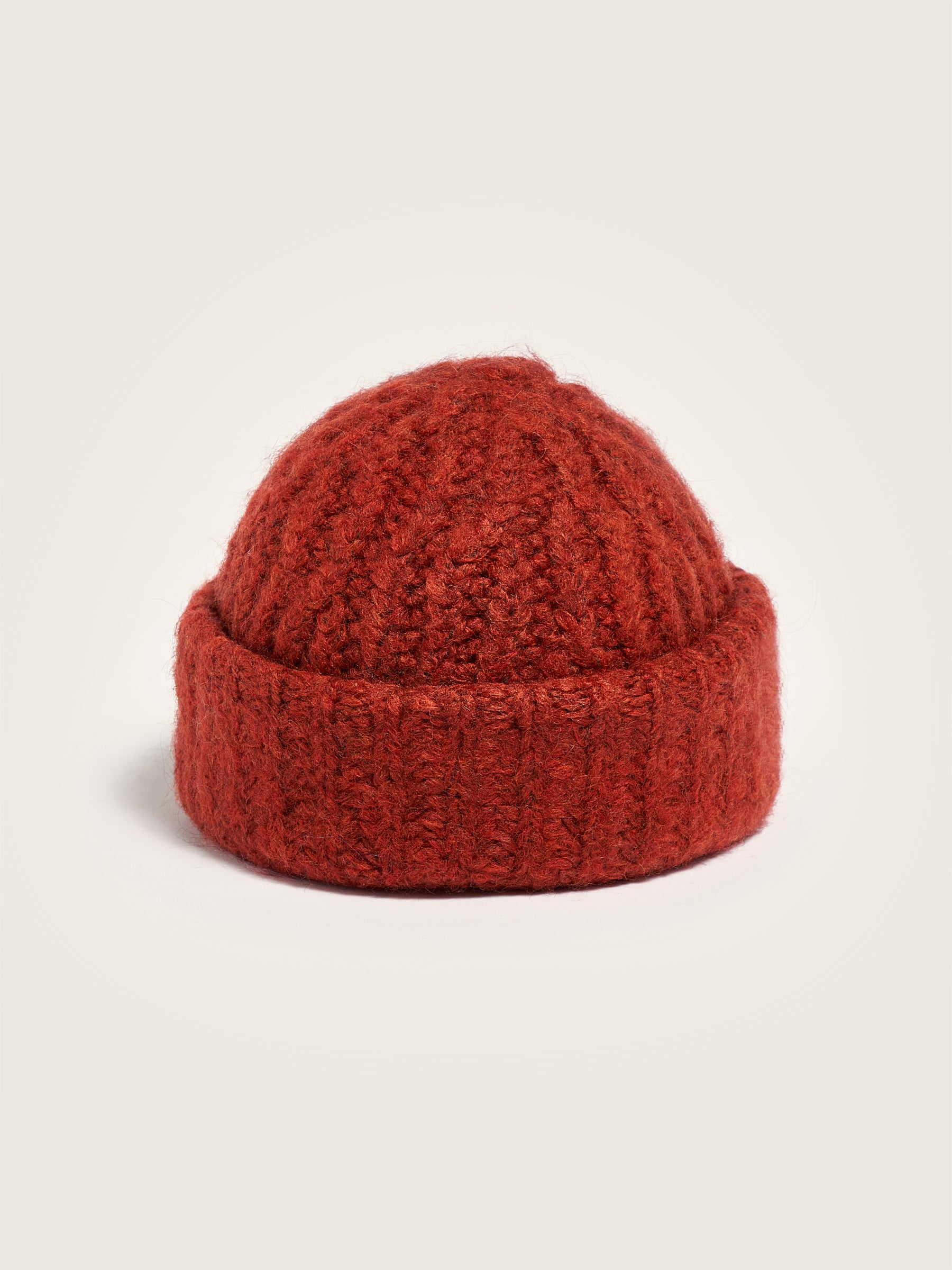 Liote Knitted Hat - Mahogany For Men | Bellerose