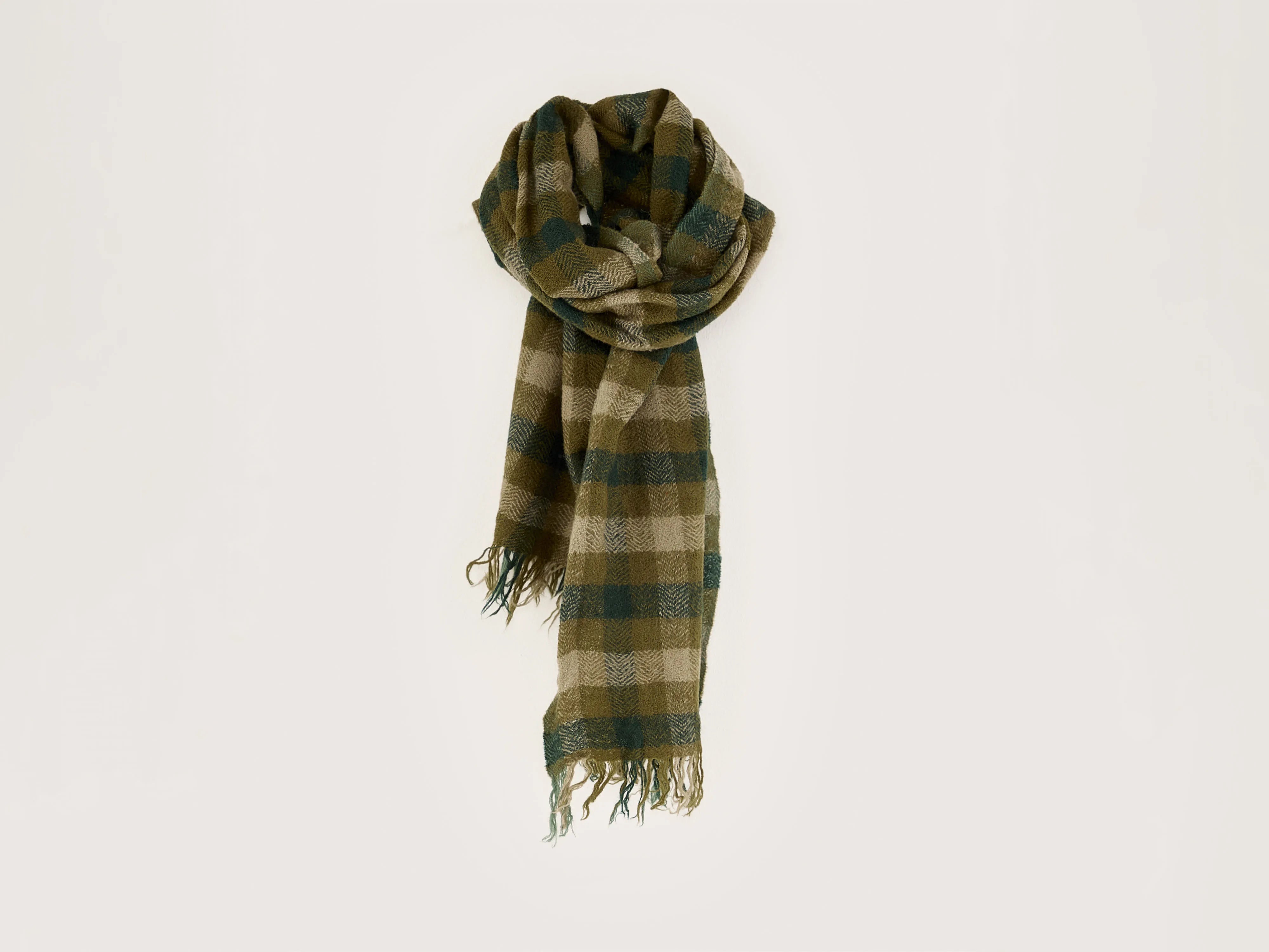 Sidy checked scarf (242 / M / CHECK E)