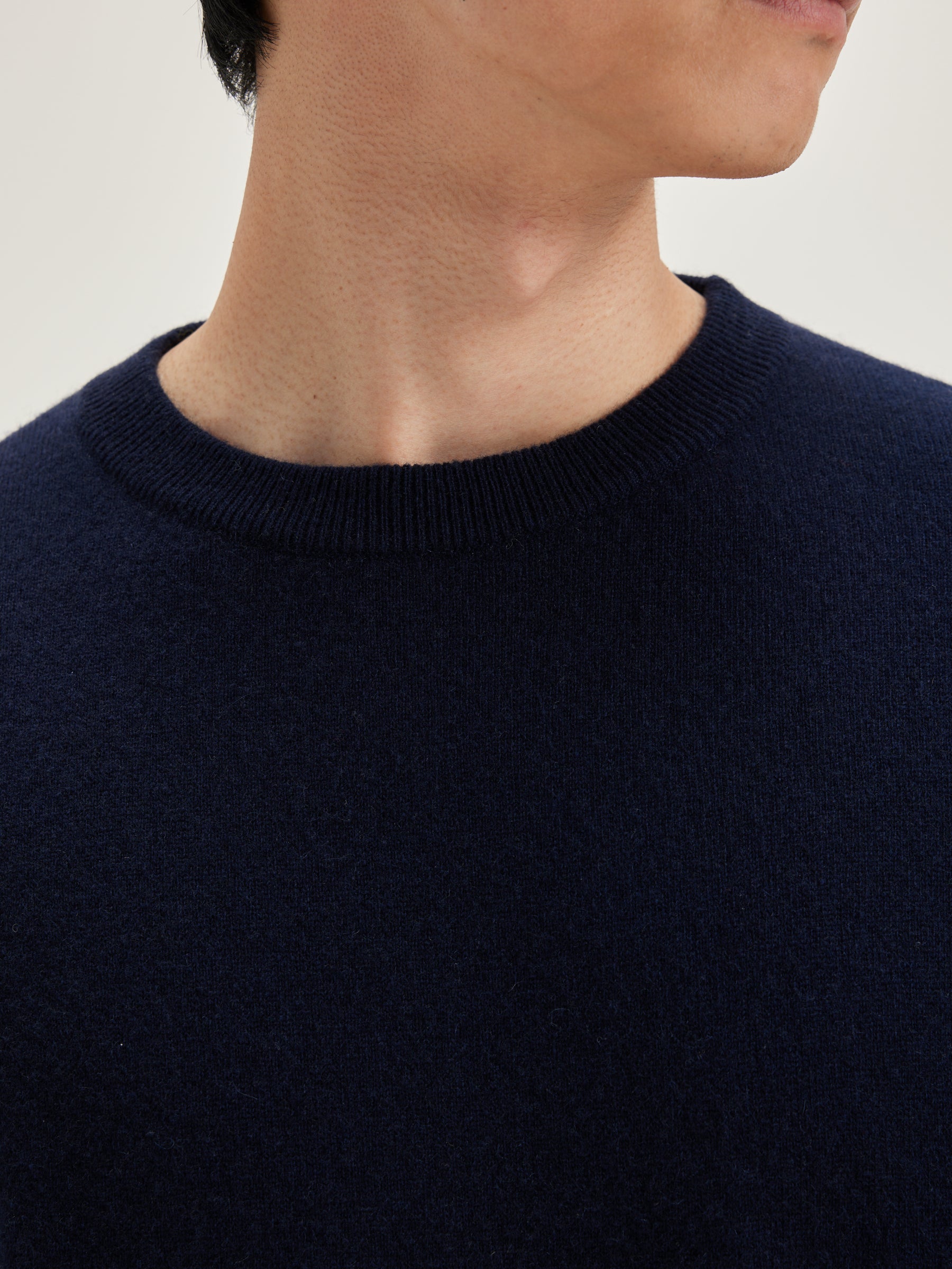 Pull Col Rond Slamy - Navy Pour Homme | Bellerose