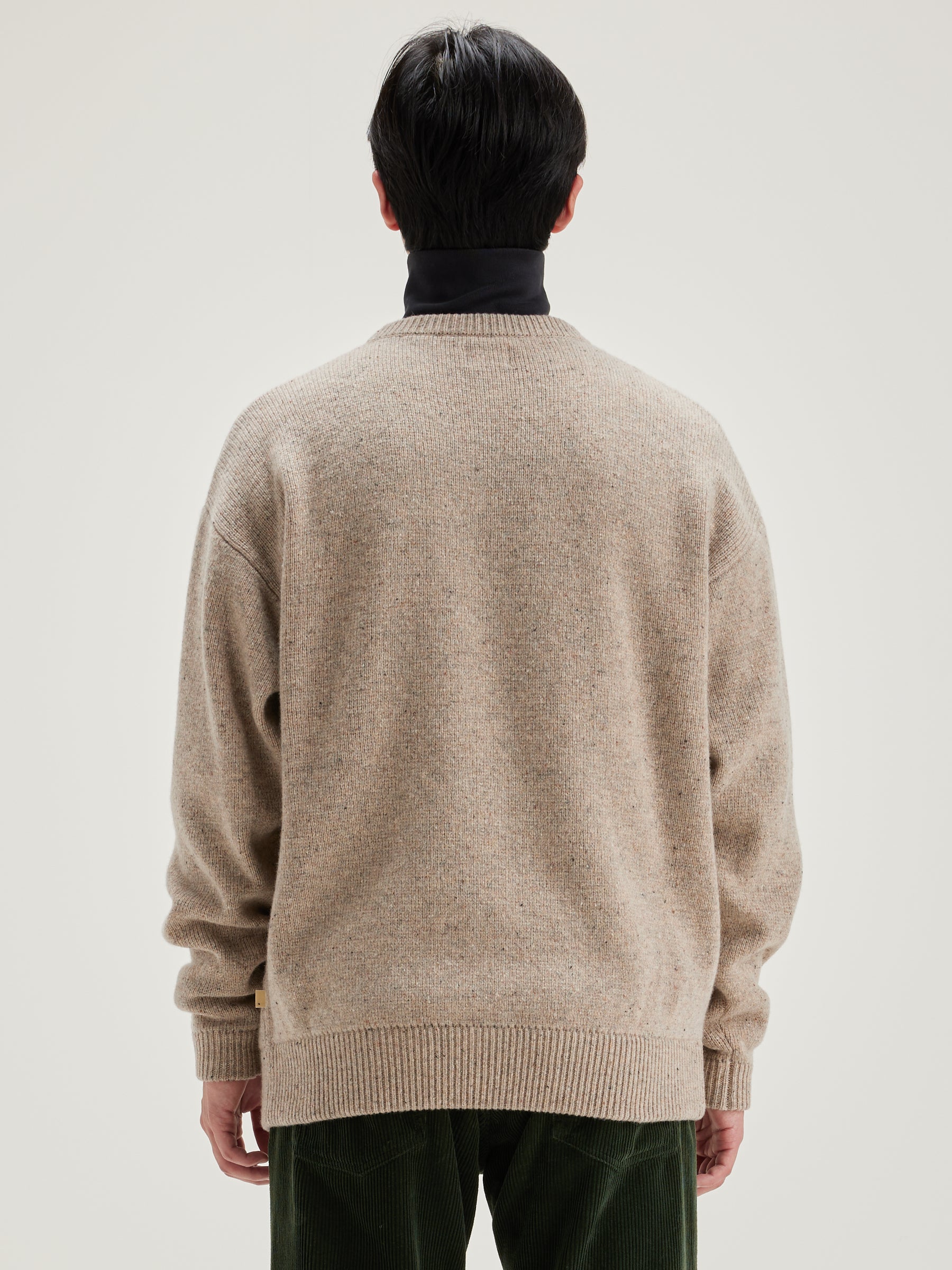 Gatem Crew-neck Sweater - Oatmeal For Men | Bellerose