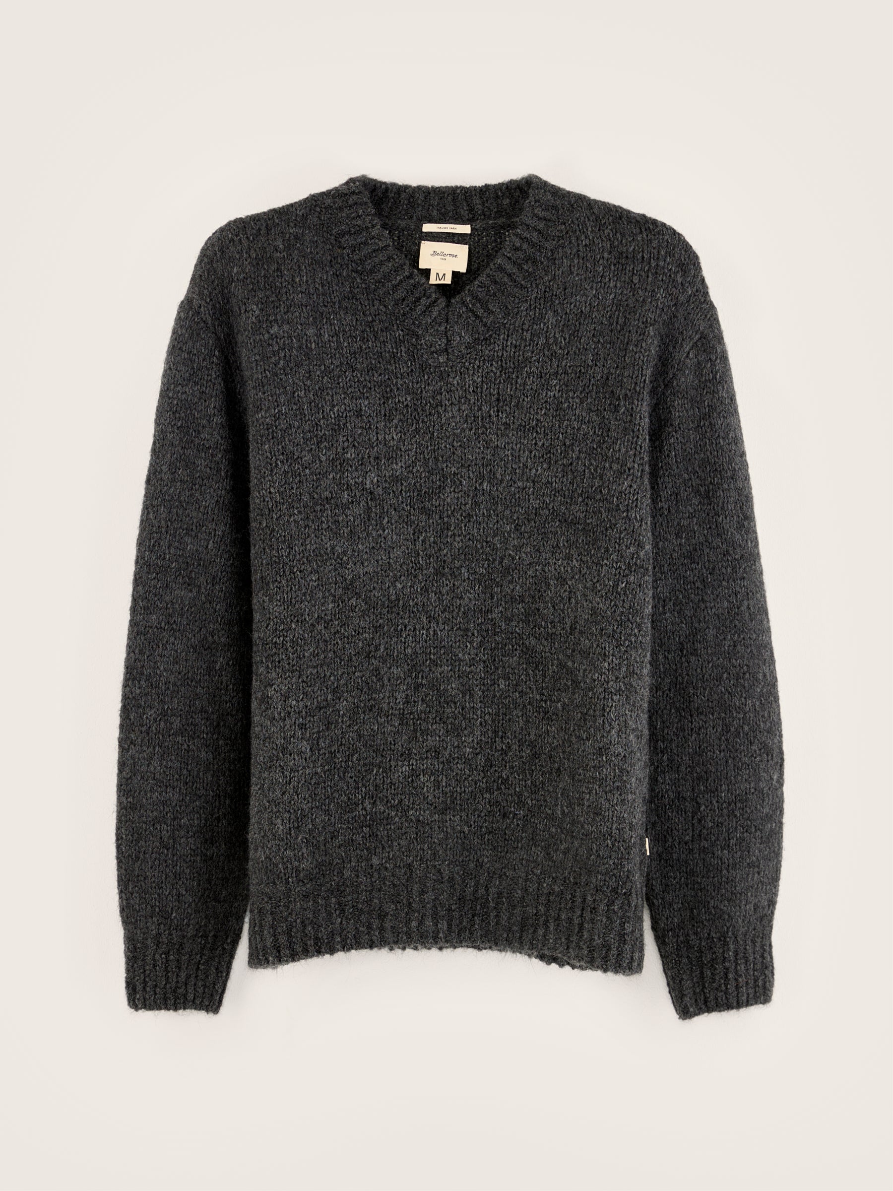 Liora v-neck sweater (242 / M / MID GREY)