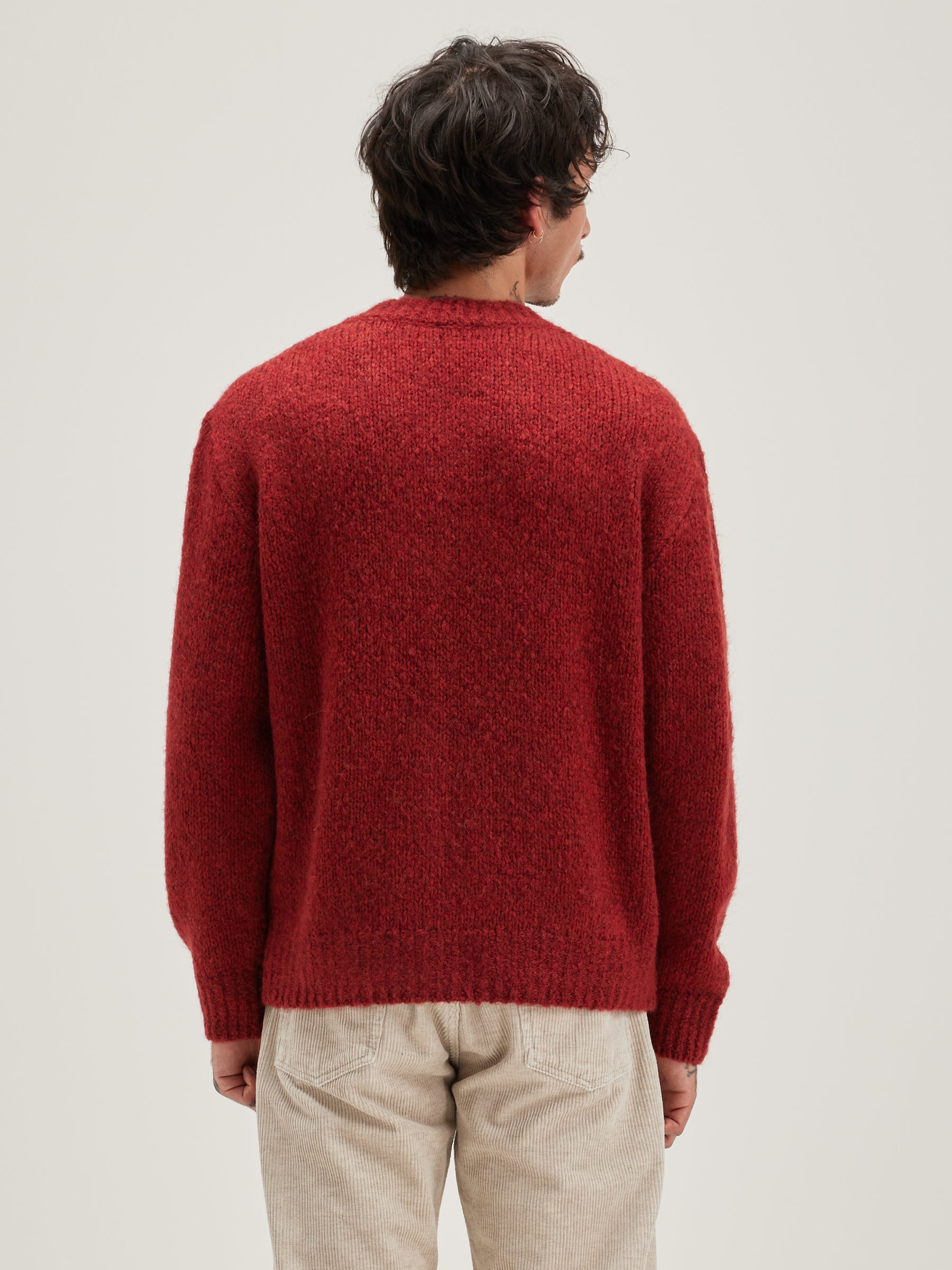 Liora V-neck Sweater - Mahogany For Men | Bellerose