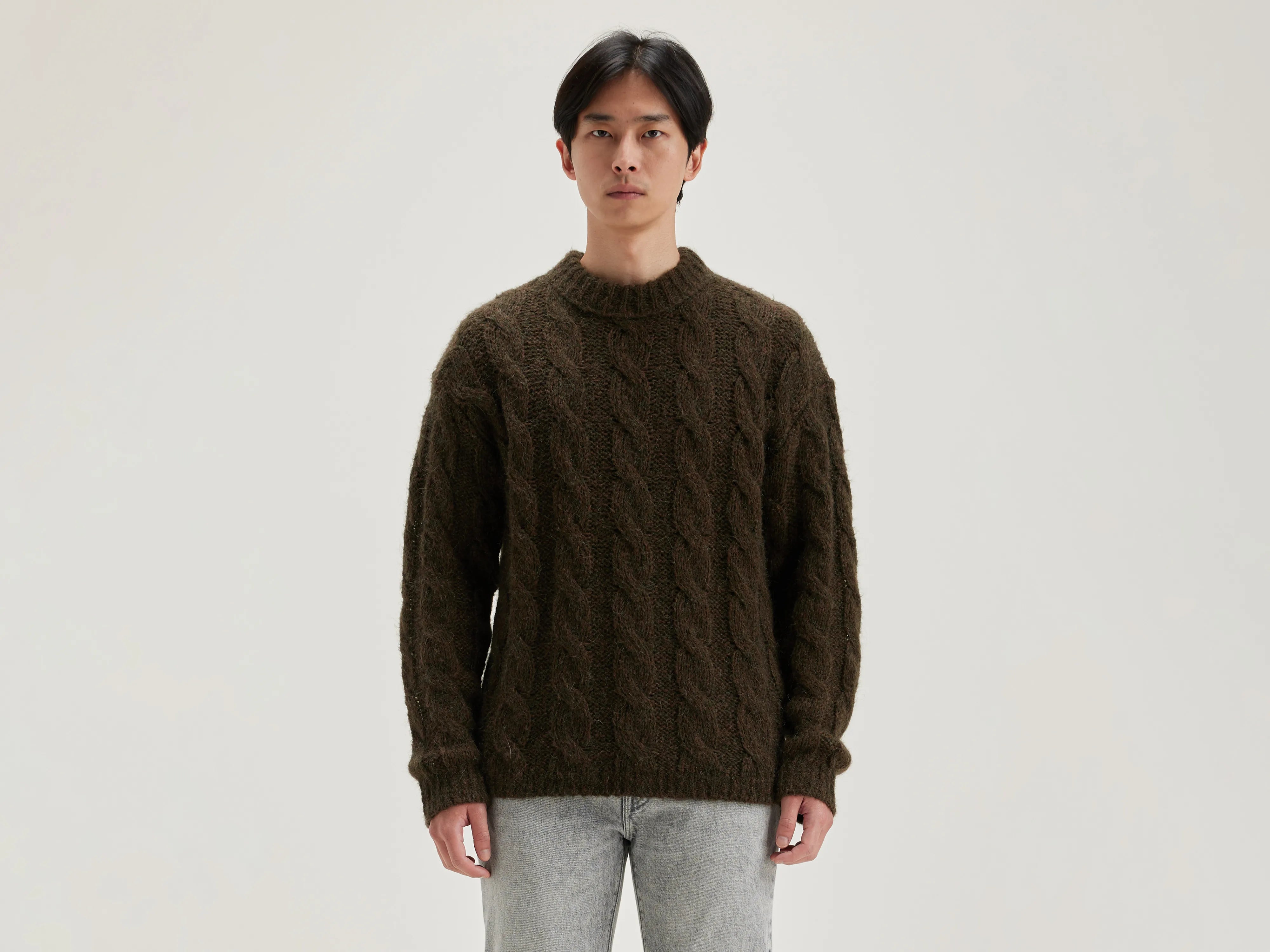 Noft cable-knit sweater (242 / M / COMBO B)