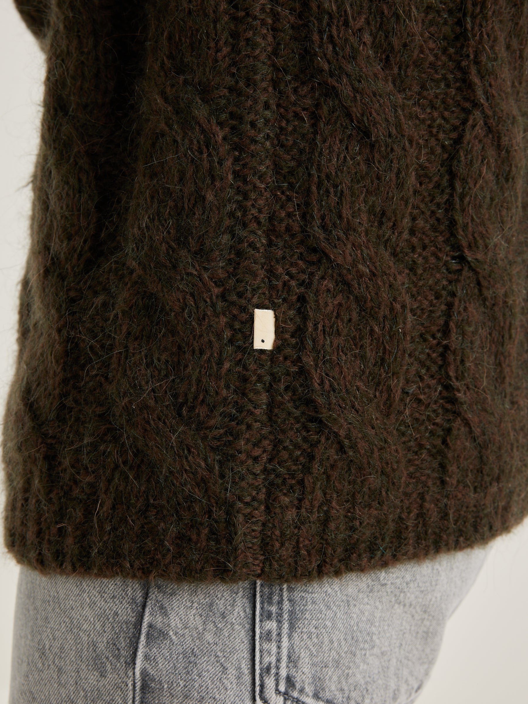 Noft Cable-knit Sweater - Dark olive For Men | Bellerose