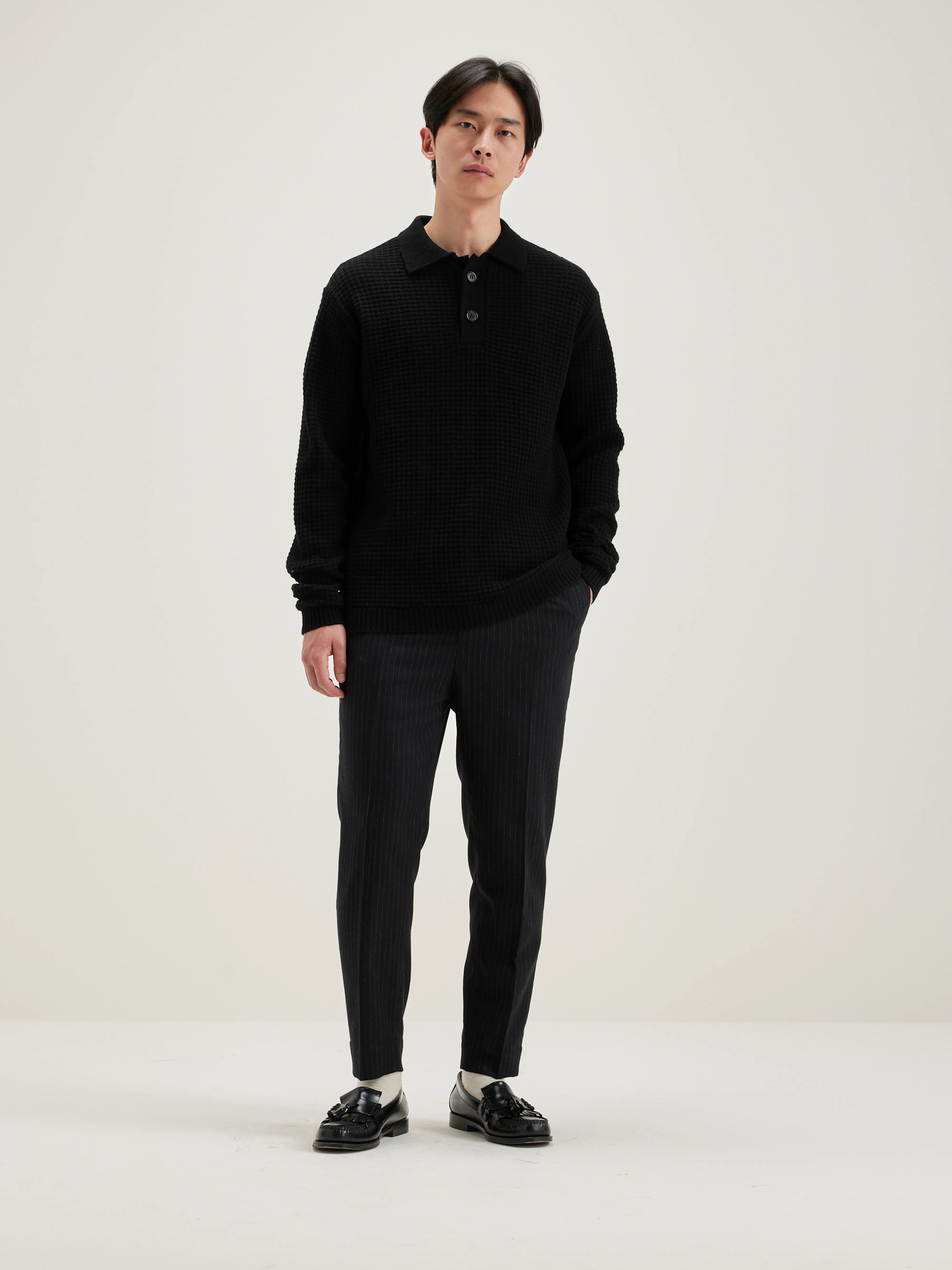 Allos Polo-style Trui - Black Voor Heren | Bellerose