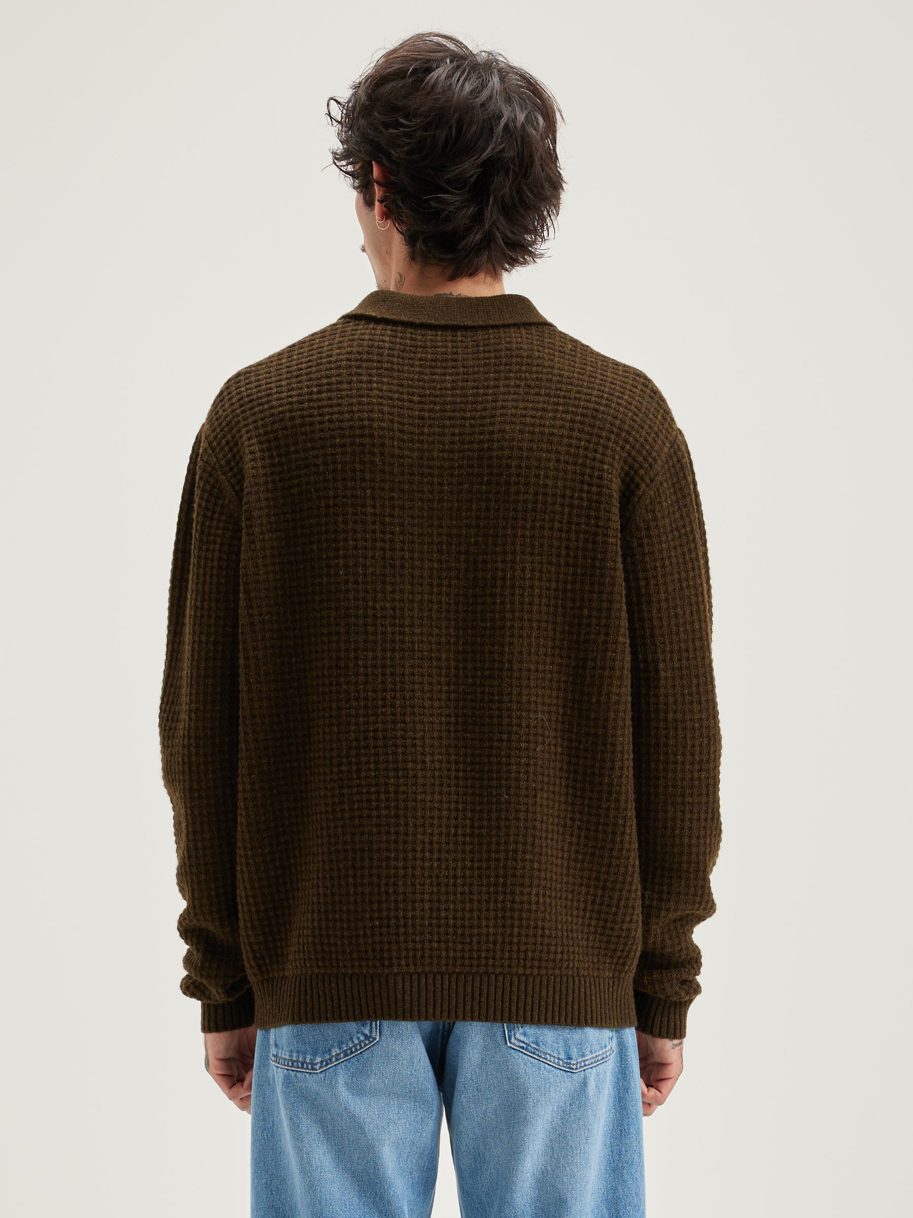 Allos Polo-style Sweater - Olive For Men | Bellerose