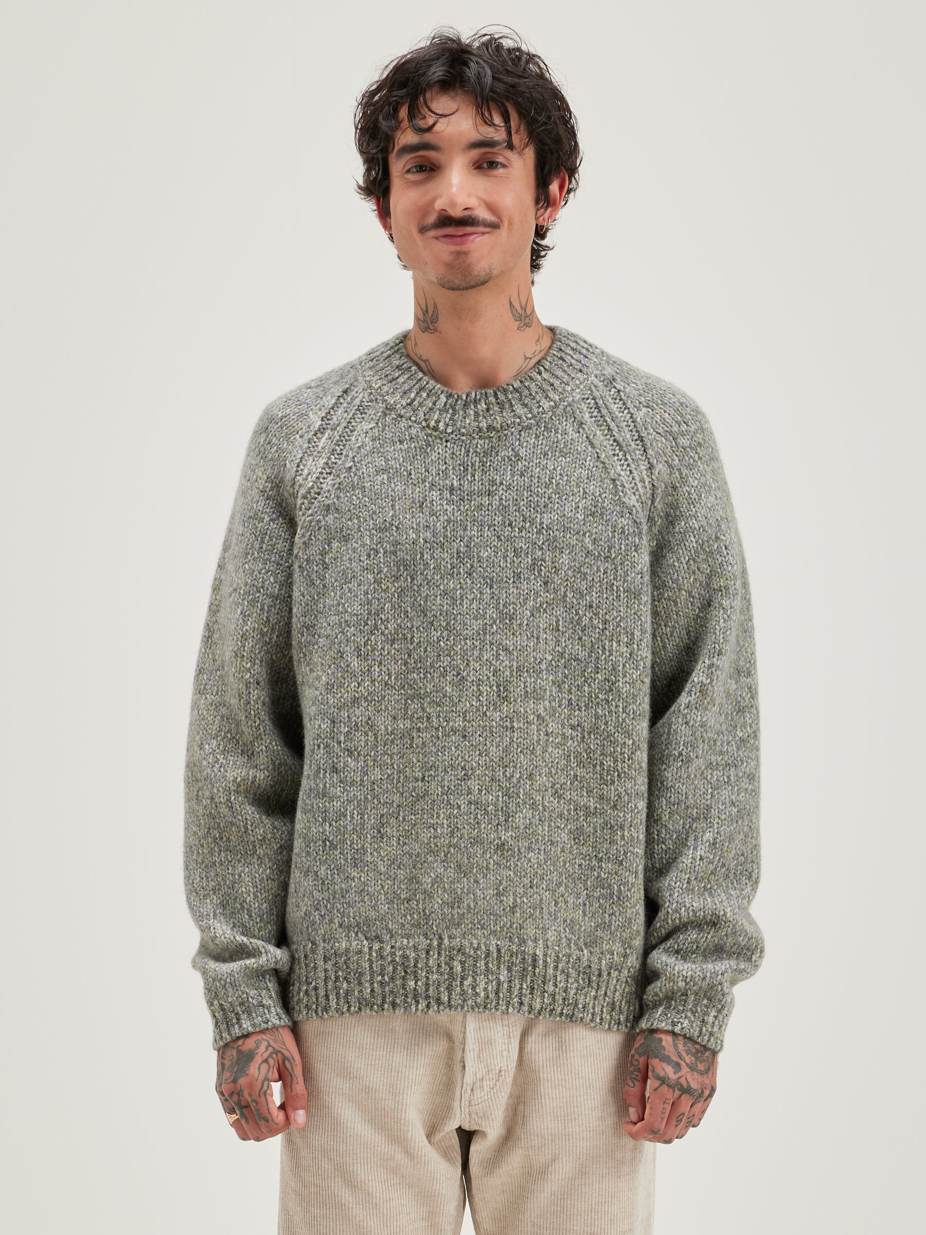 Pull Col Rond Leloc - Multicolor Pour Homme | Bellerose