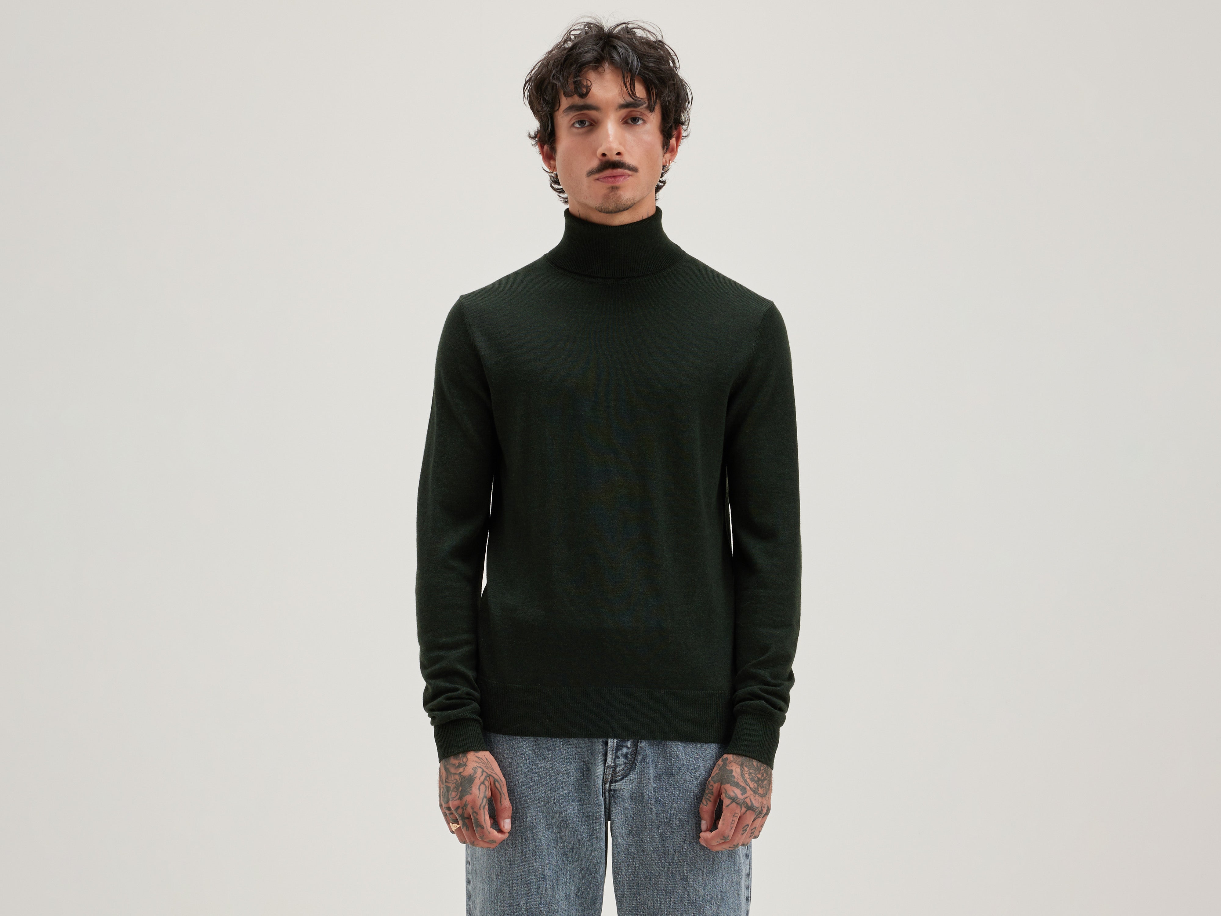 Dilor turtleneck sweater (242 / M / FOREST)