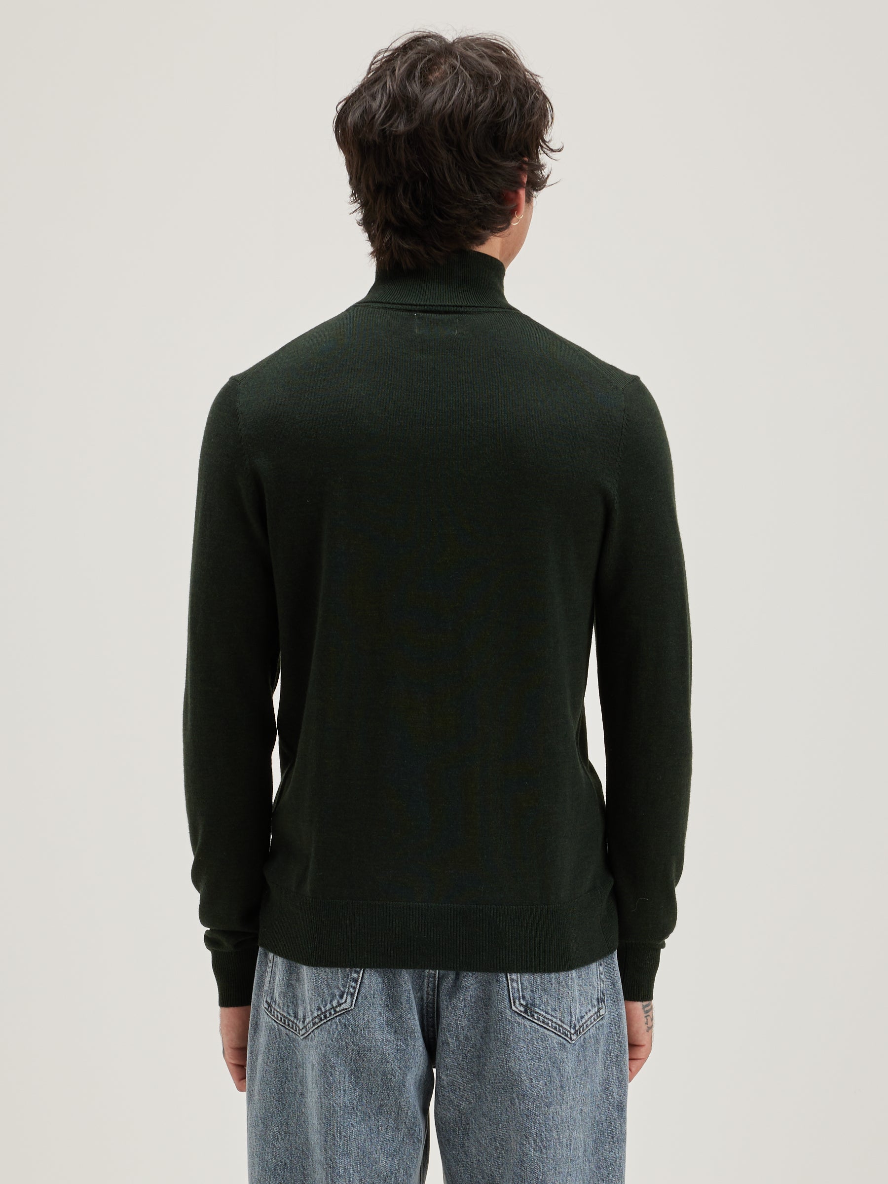 Dilor Turtleneck Sweater - Forest For Men | Bellerose