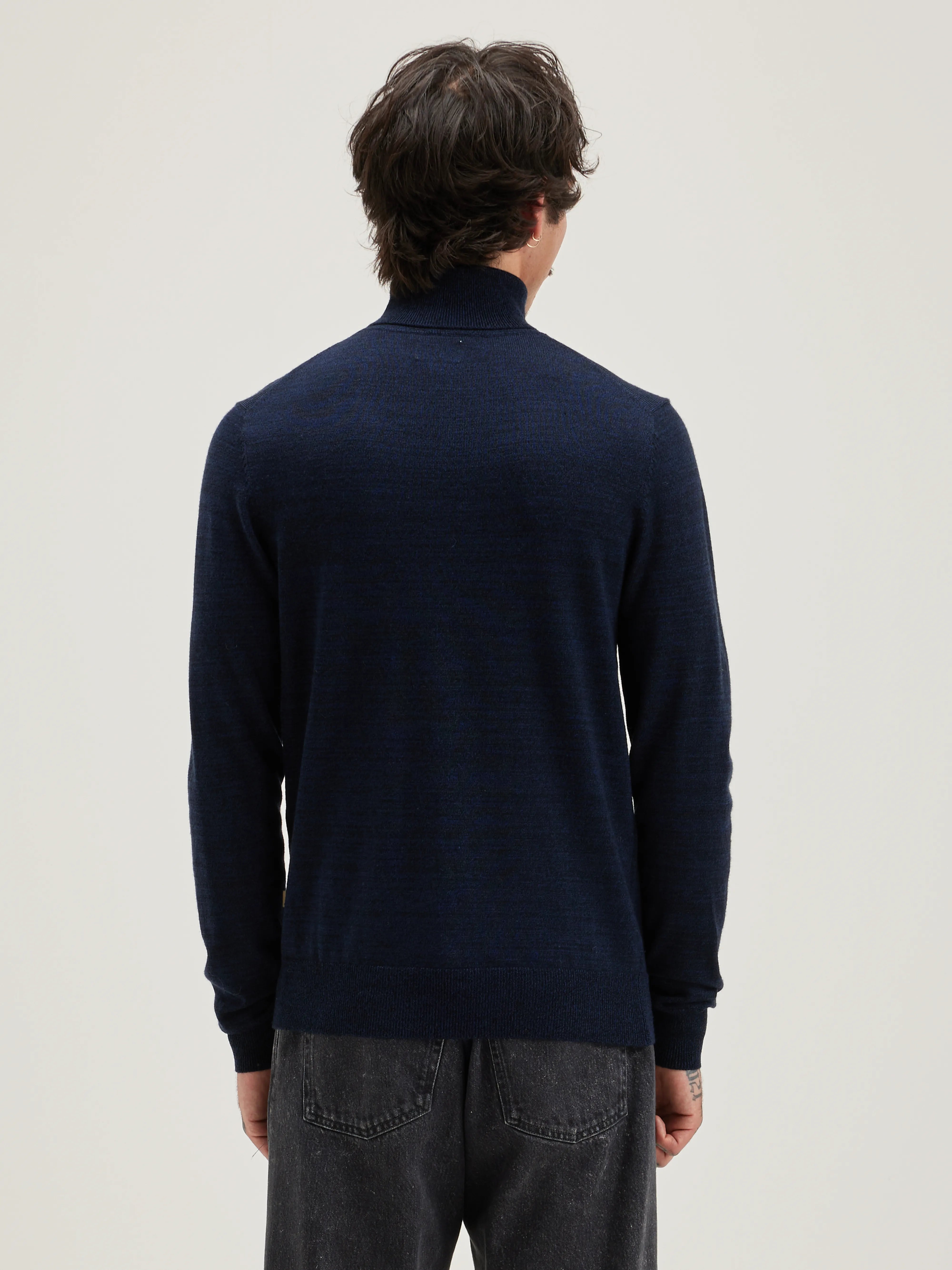 Dilor Turtleneck Sweater - Blue nights For Men | Bellerose