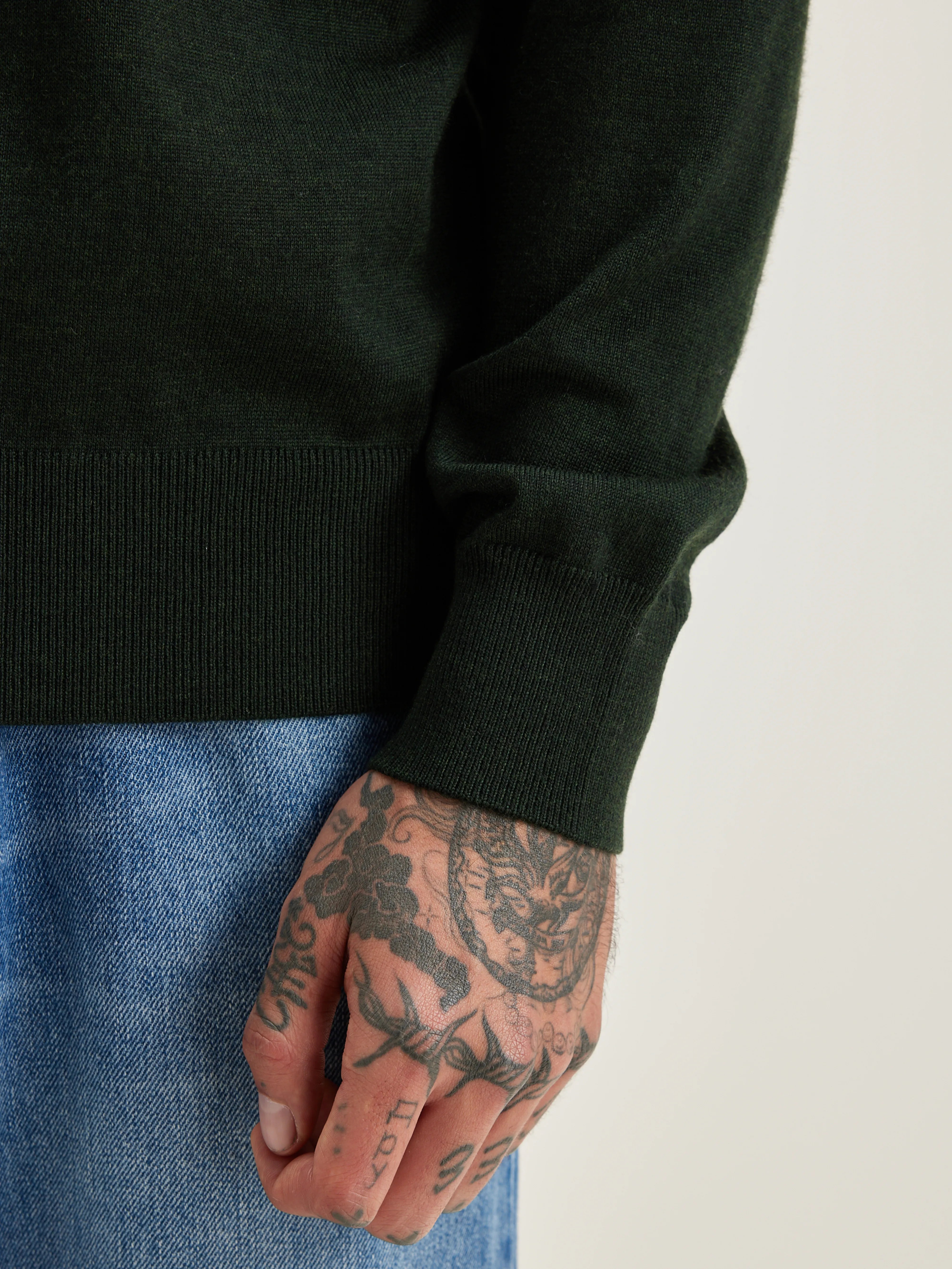 Dilliv crew-neck sweater (242 / M / FOREST)