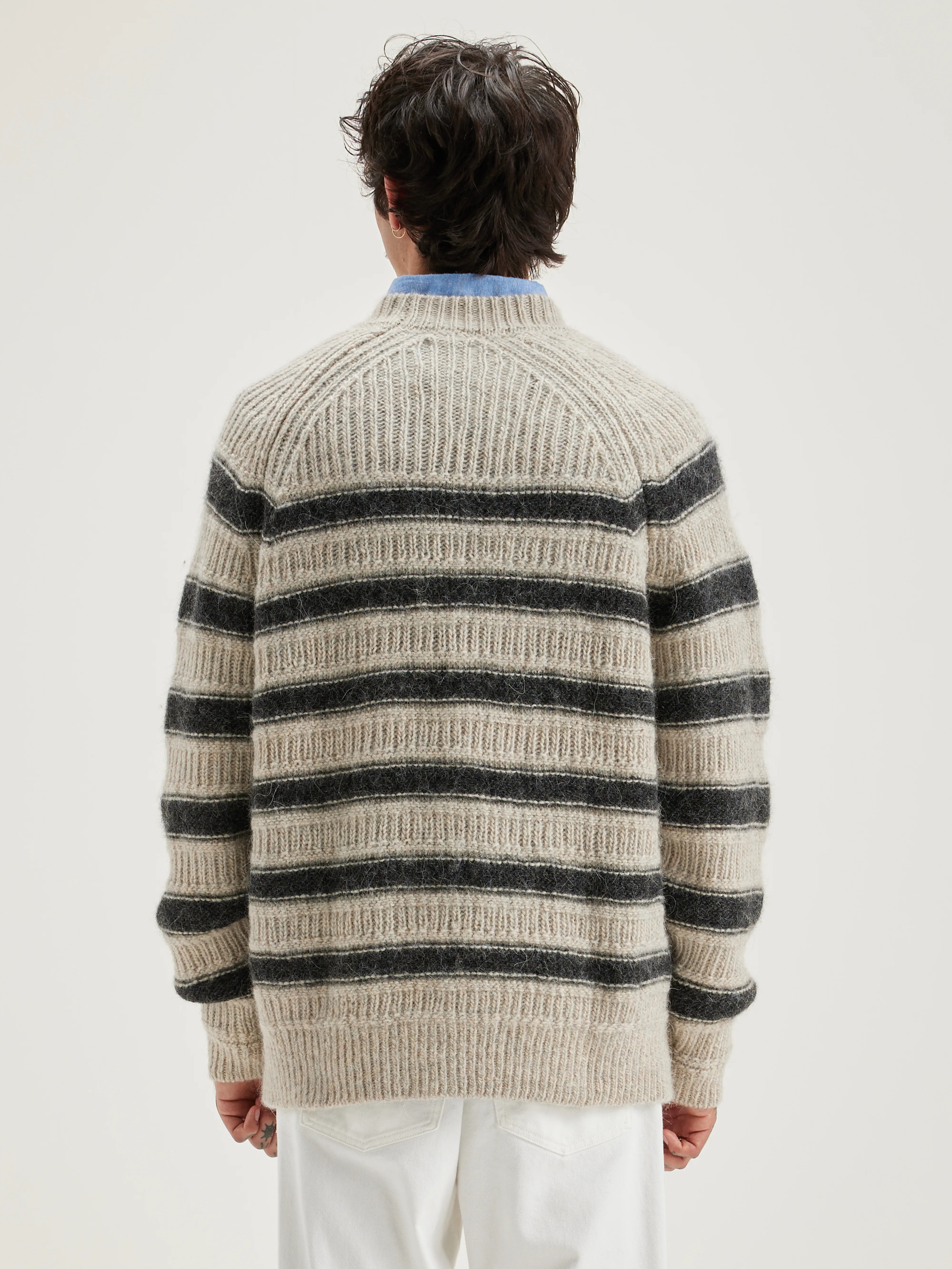 Pull col rond Lidon (242 / M / STRIPE A)