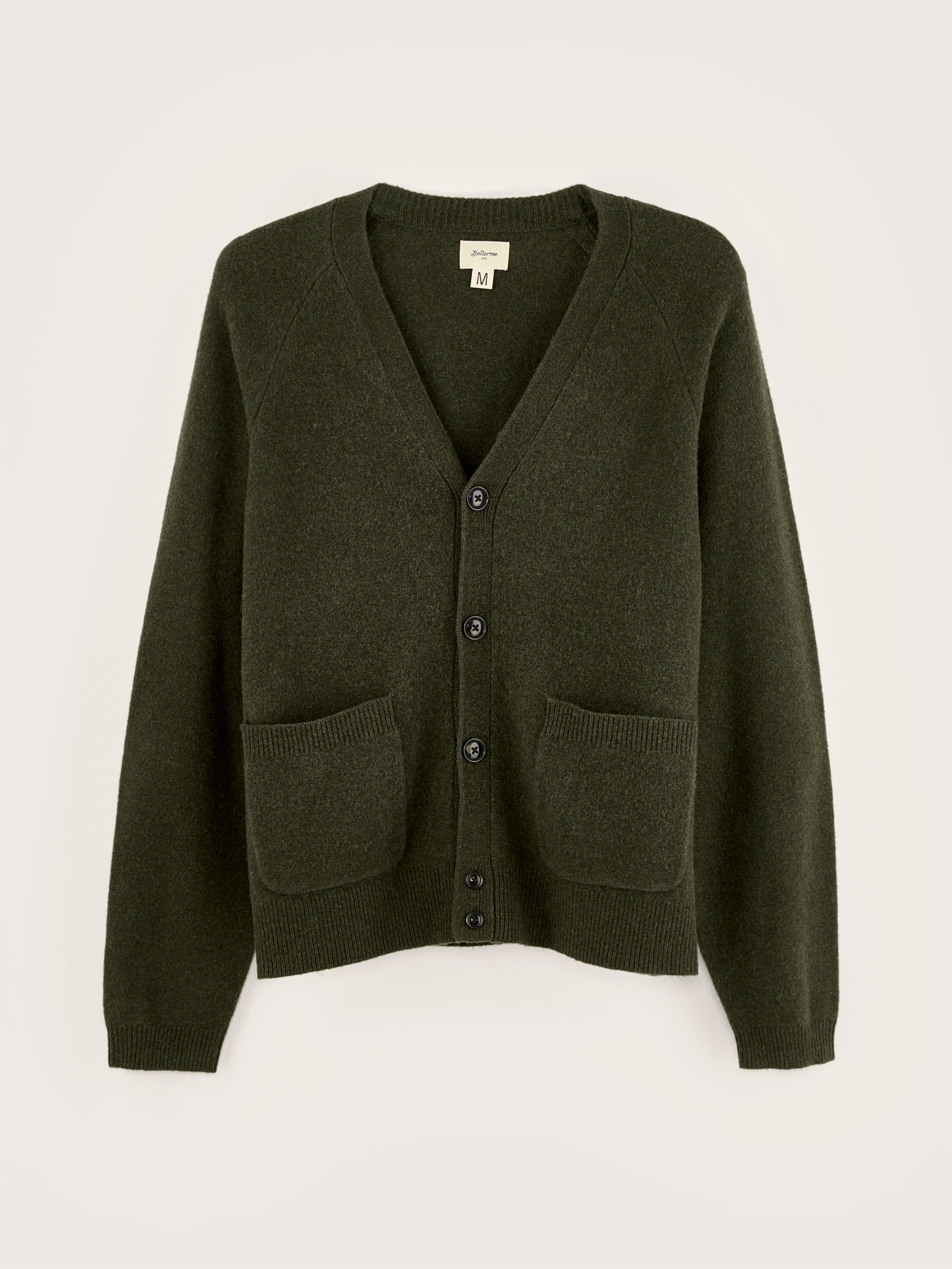 Geican v-hals cardigan (242 / M / MILITARY)