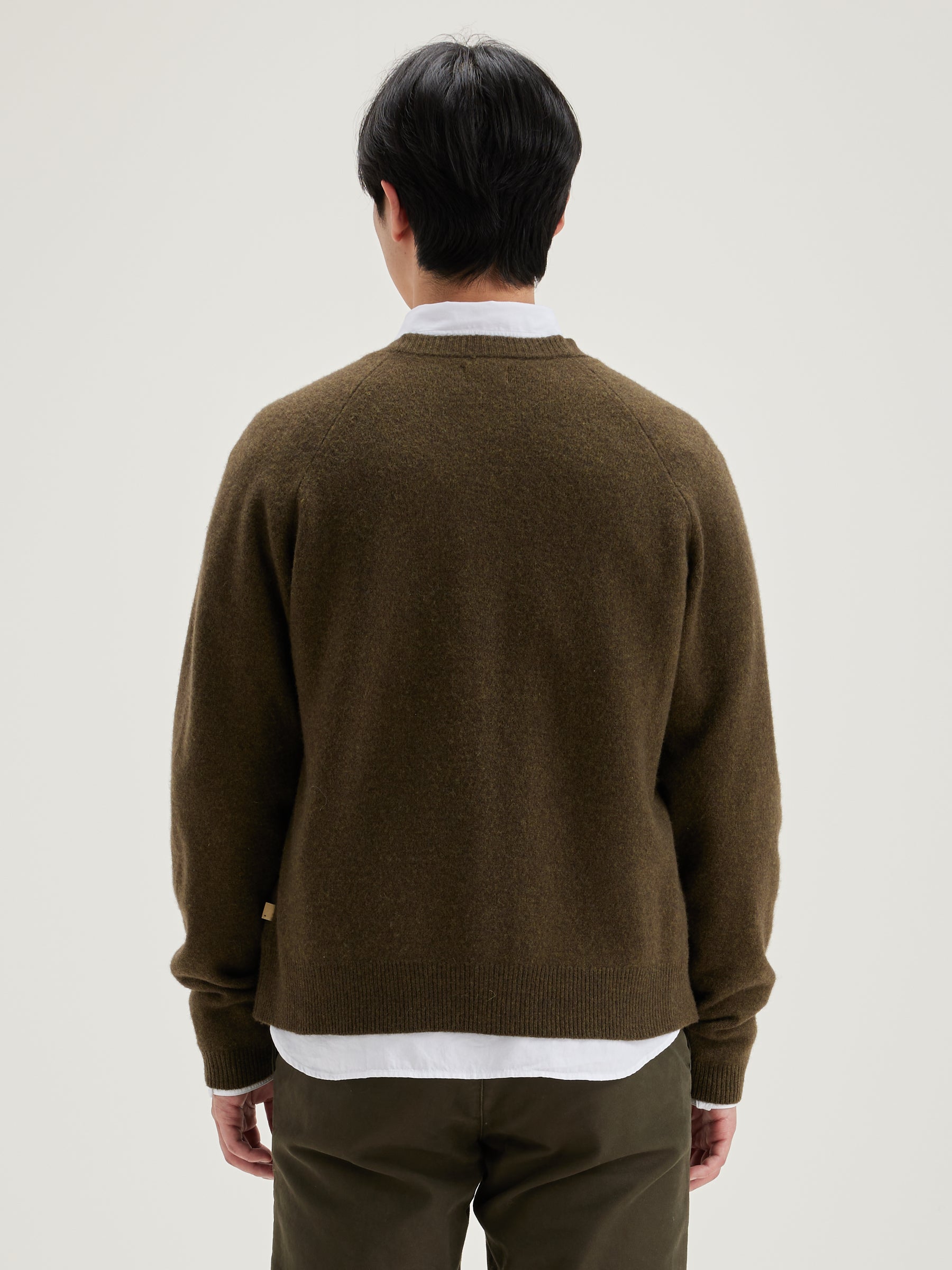 Geican V-neck Cardigan - Military For Men | Bellerose