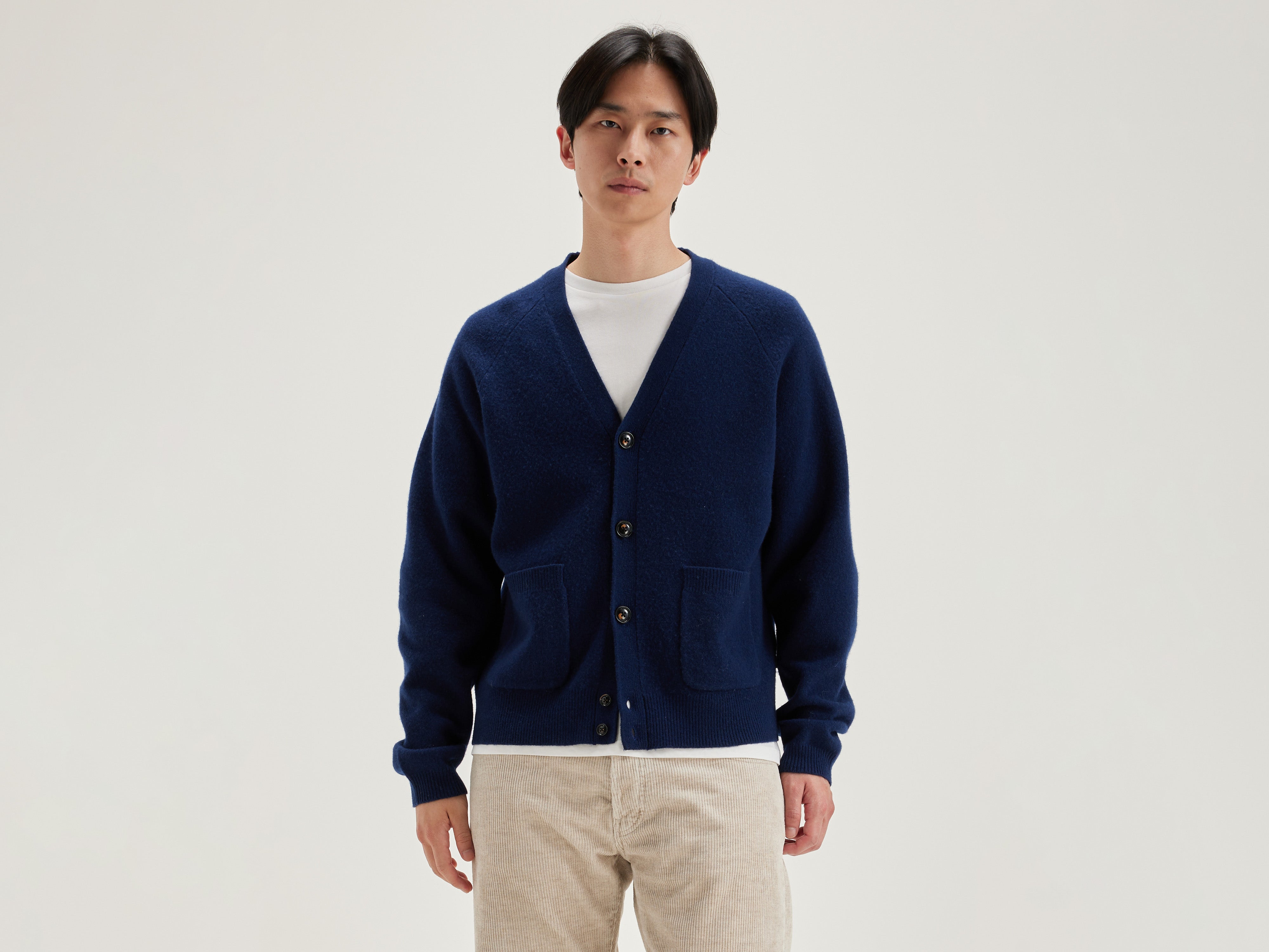 Geican v-neck cardigan (242 / M / NAVAL)