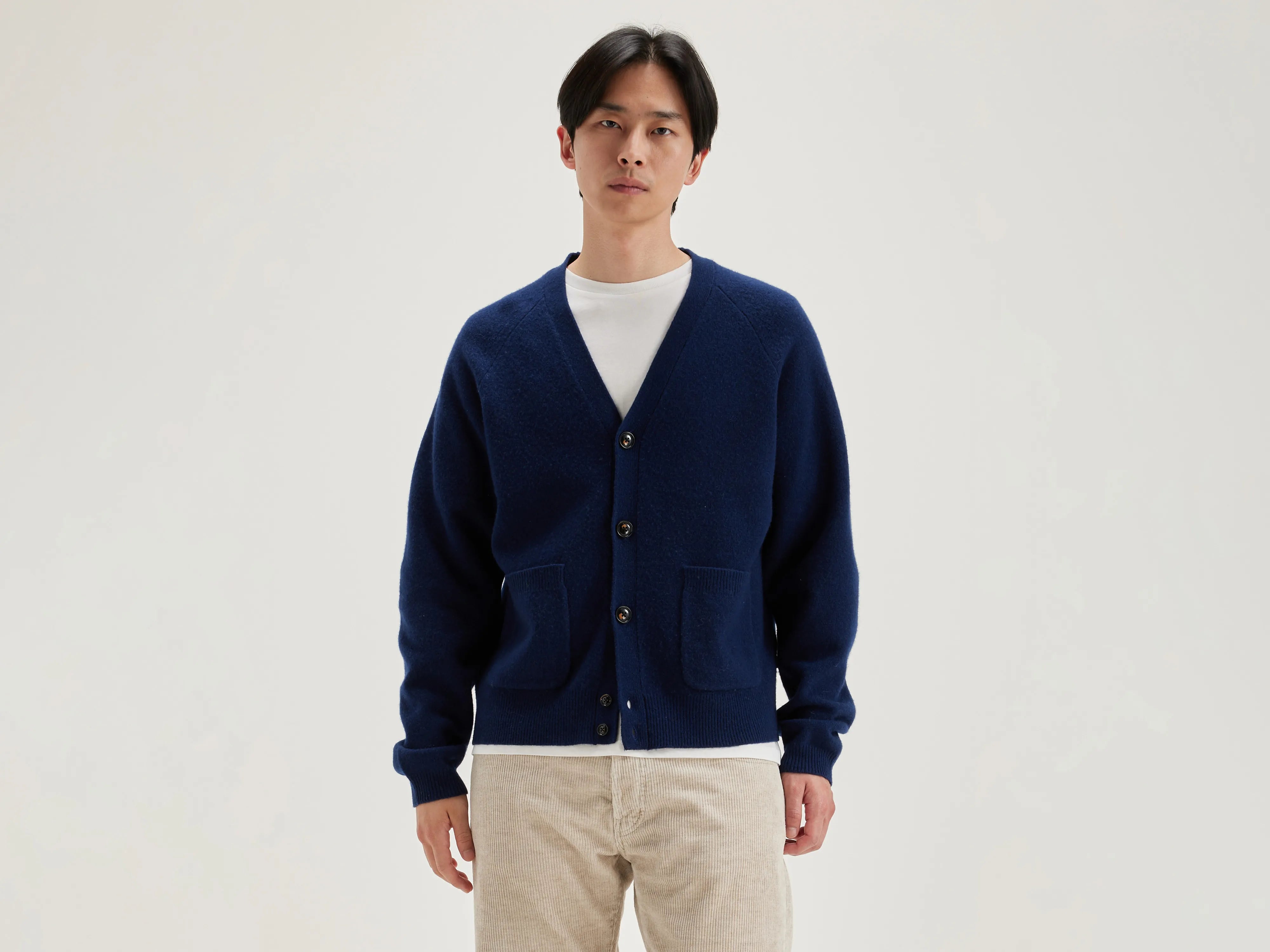 Geican v-hals cardigan (242 / M / NAVAL)