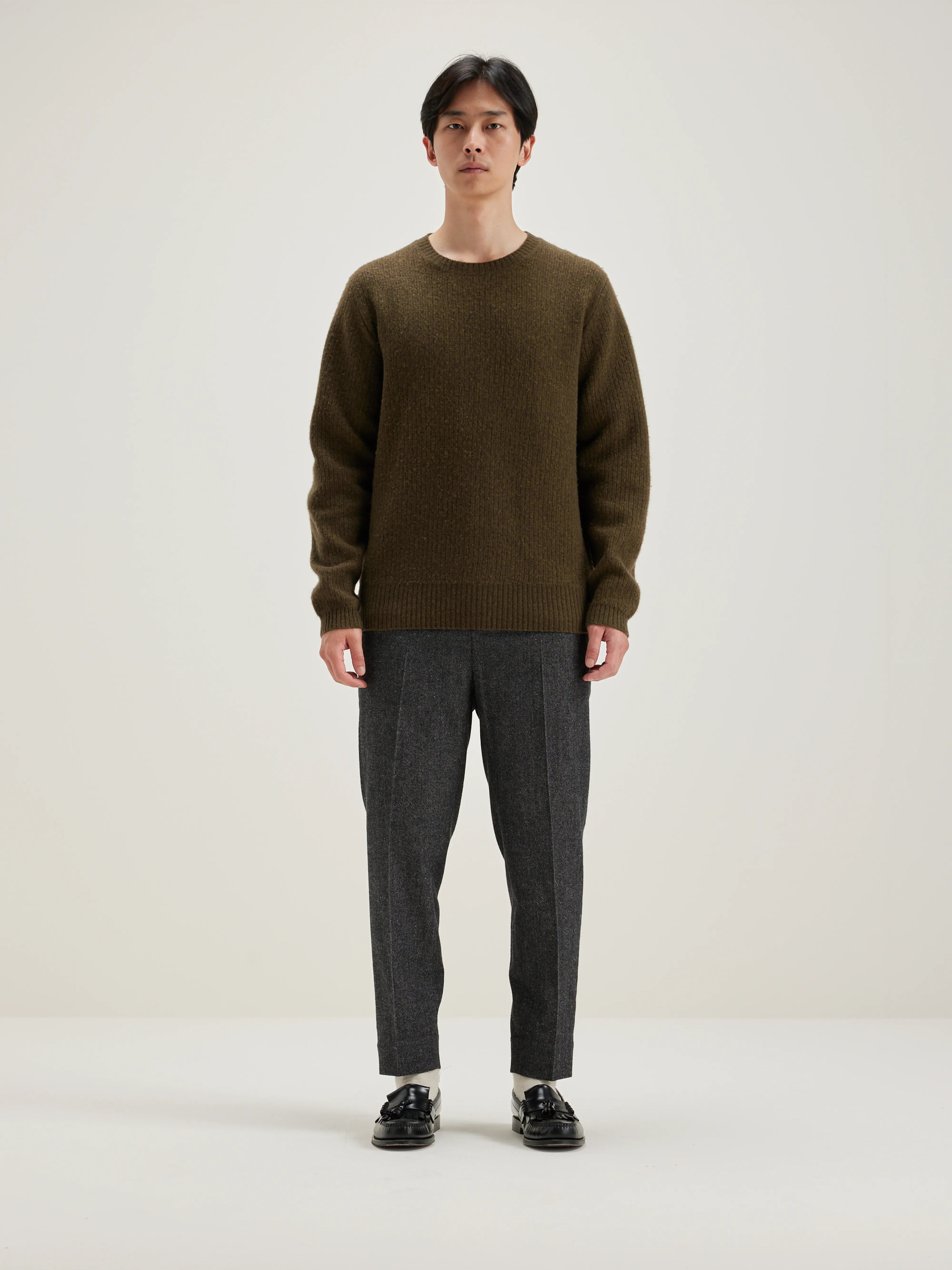 Pull Col Rond Geich - Military Pour Homme | Bellerose