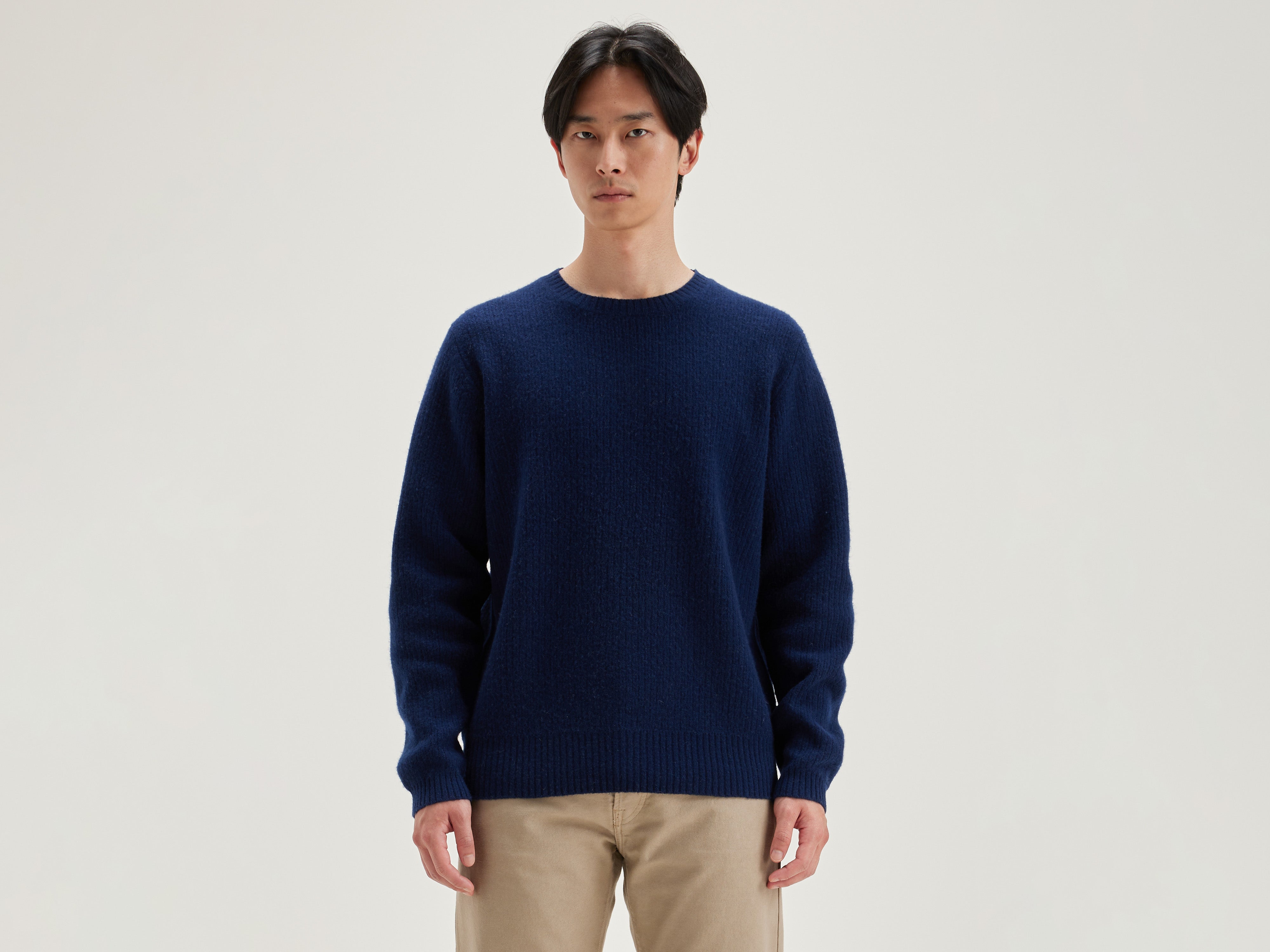 Geich crew-neck sweater (242 / M / NAVAL)