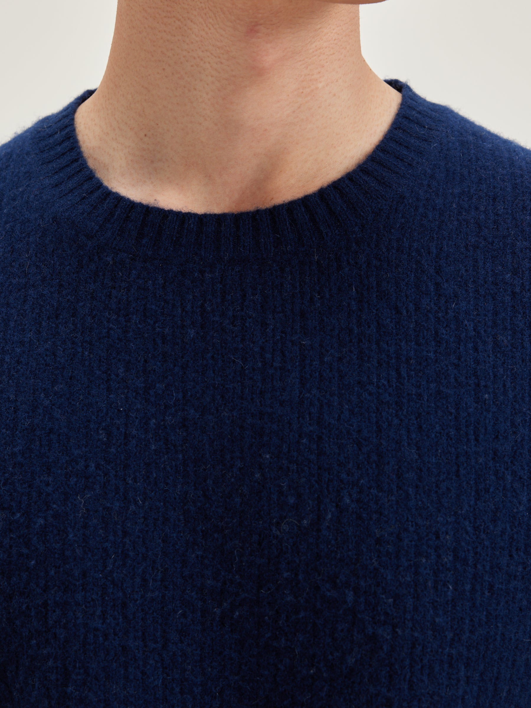 Geich Crew-neck Sweater - Naval For Men | Bellerose