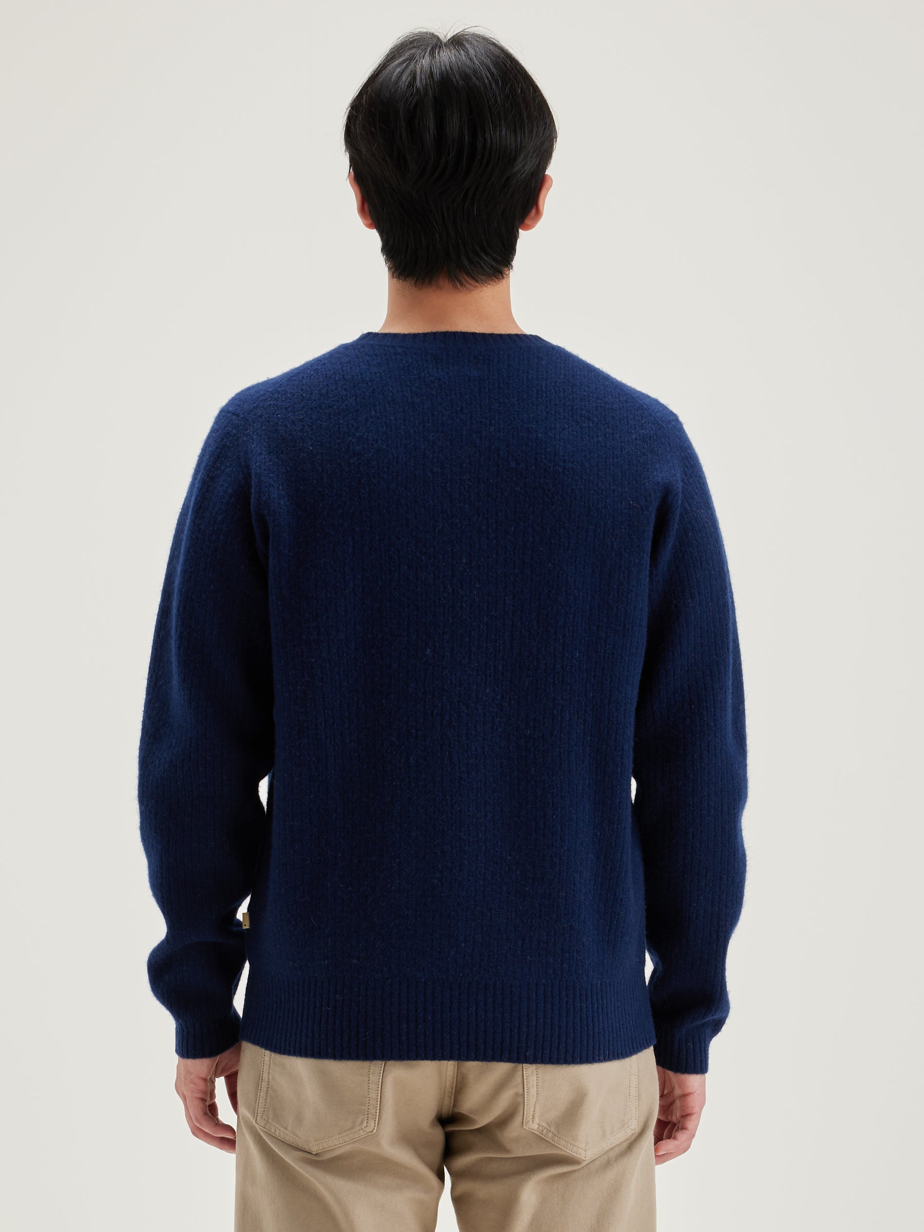 Geich Crew-neck Sweater - Naval For Men | Bellerose