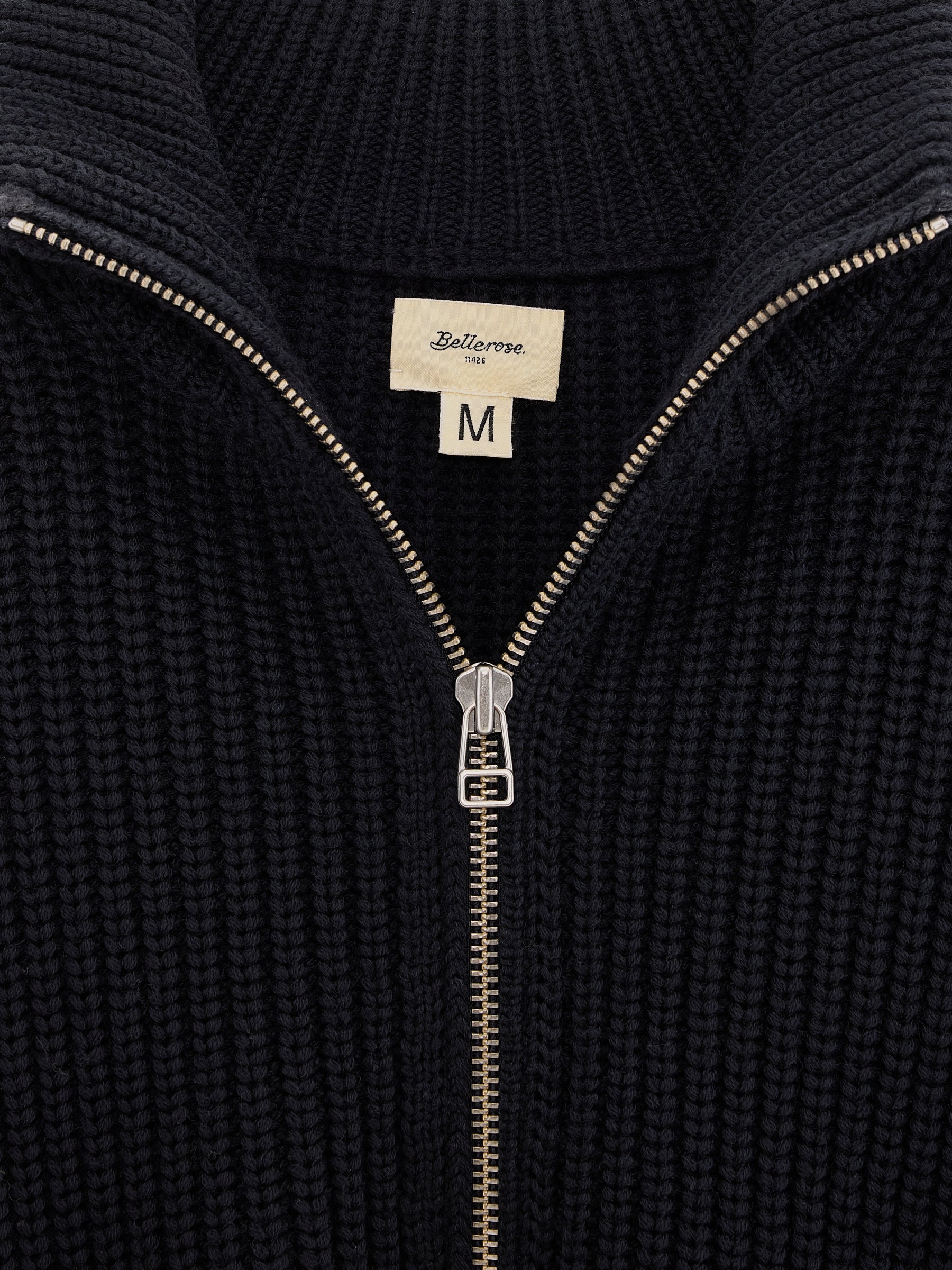 Allip zip-up cardigan (242 / M / NAVY)