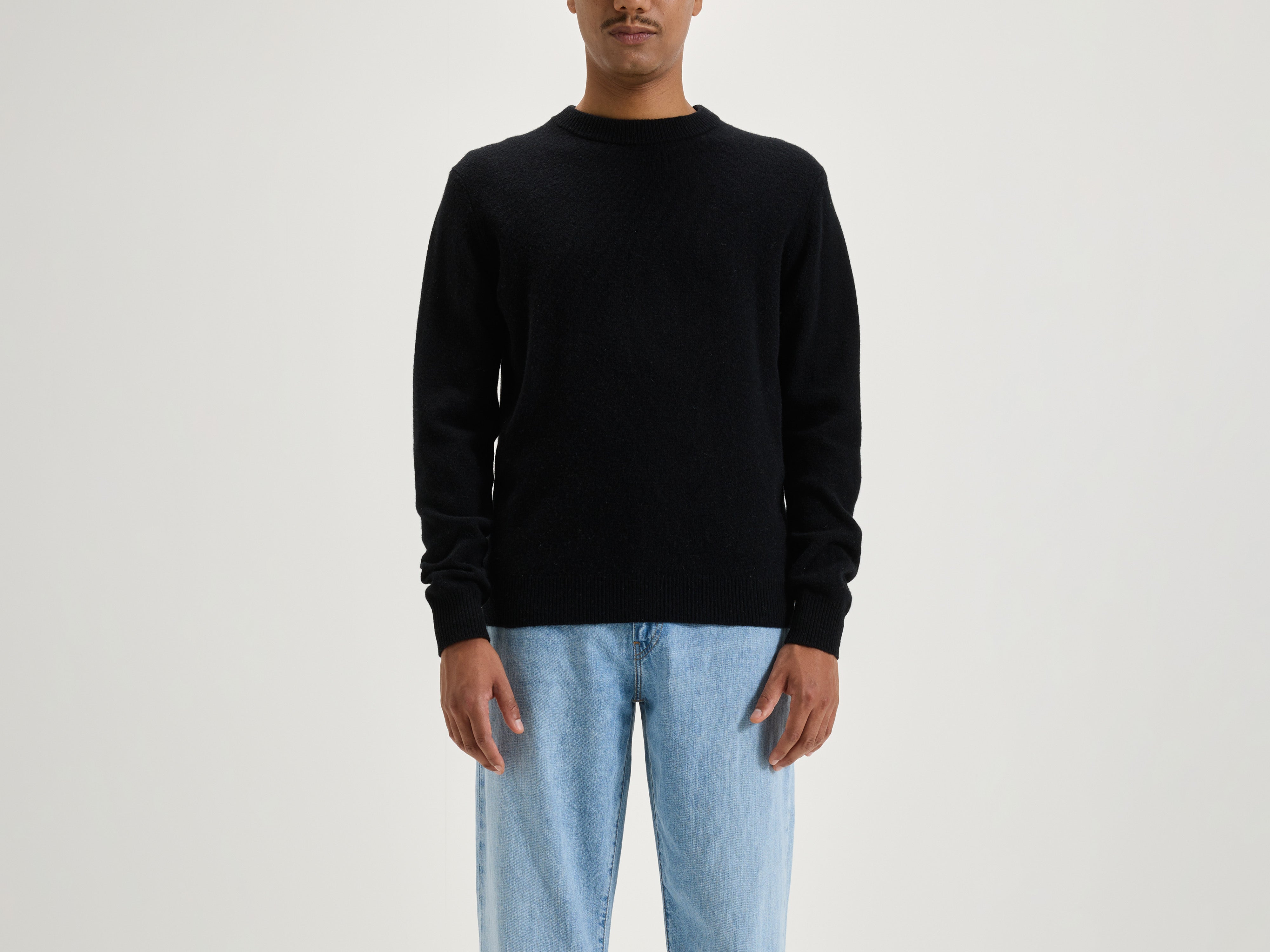 Donoon crew-neck sweater (242 / M / BLACK)