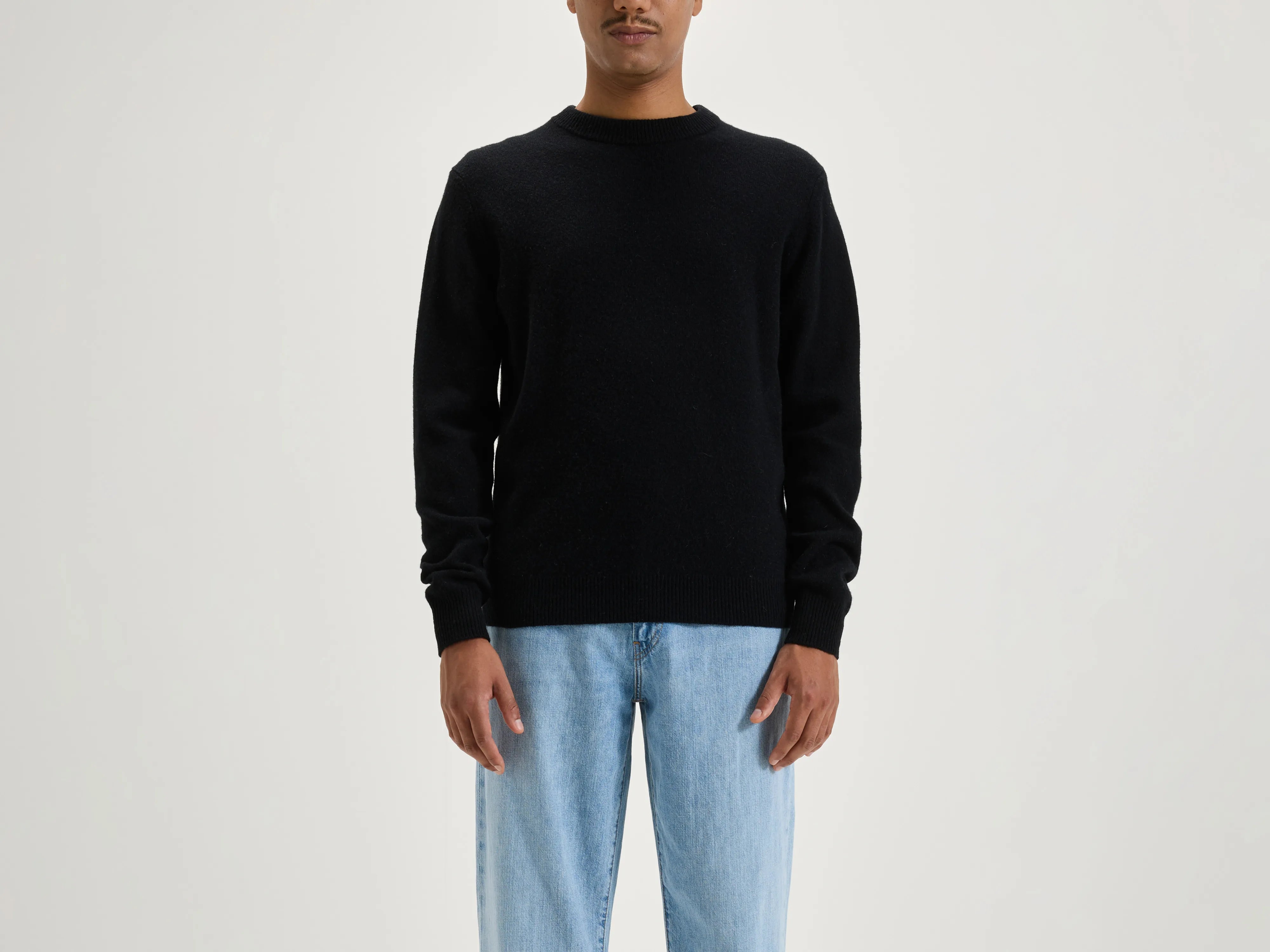 Donoon crew-neck sweater (242 / M / BLACK)