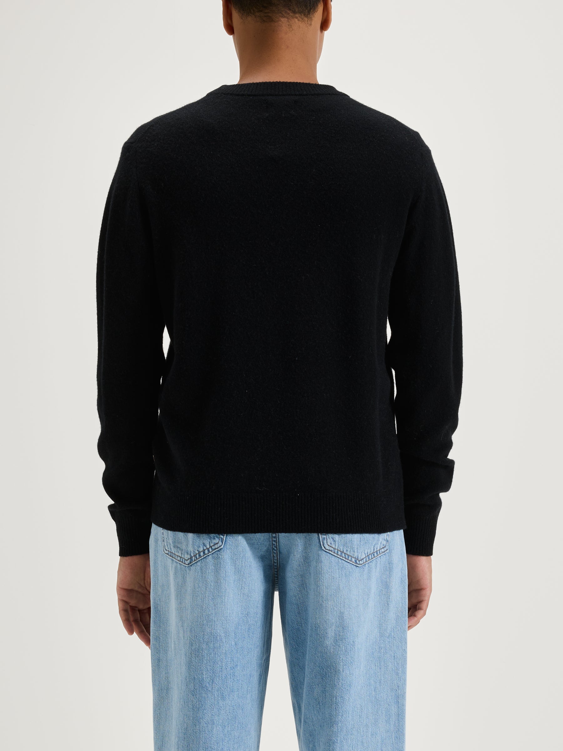 Donoon Crew-neck Sweater - Black For Men | Bellerose