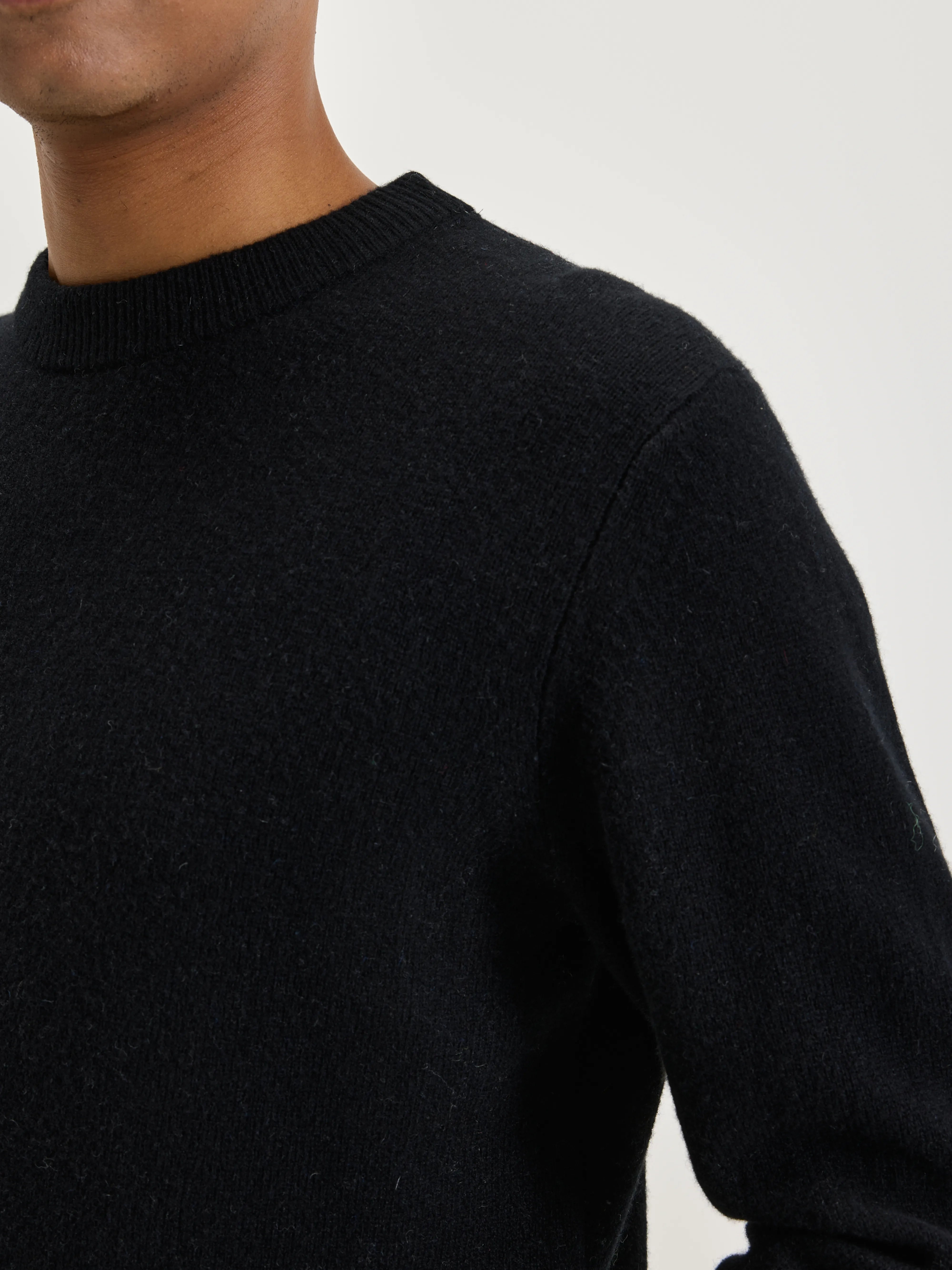 Pull Col Rond Donoon - Black Pour Homme | Bellerose