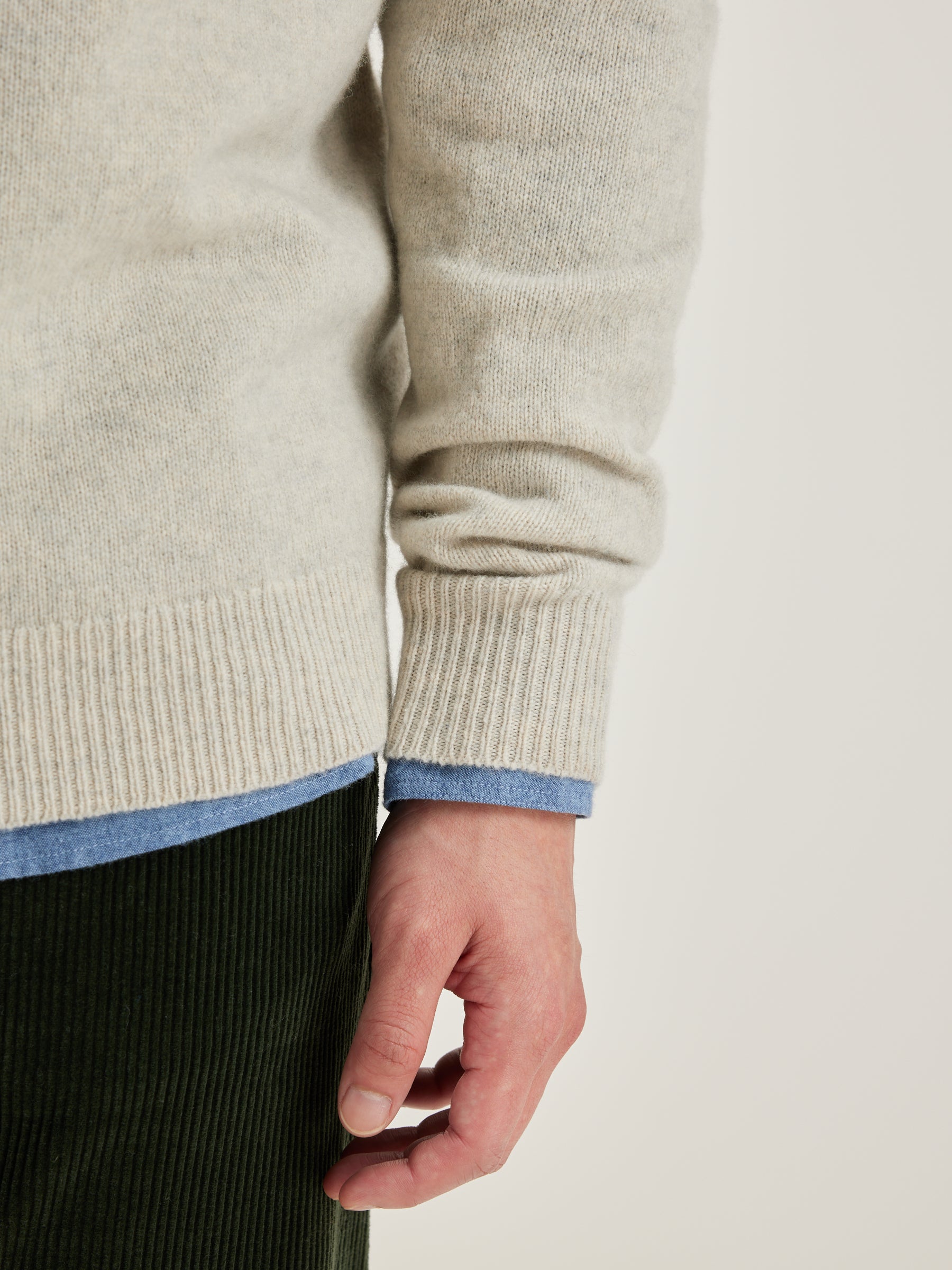 Donoon crew-neck sweater (242 / M / OYSTER)