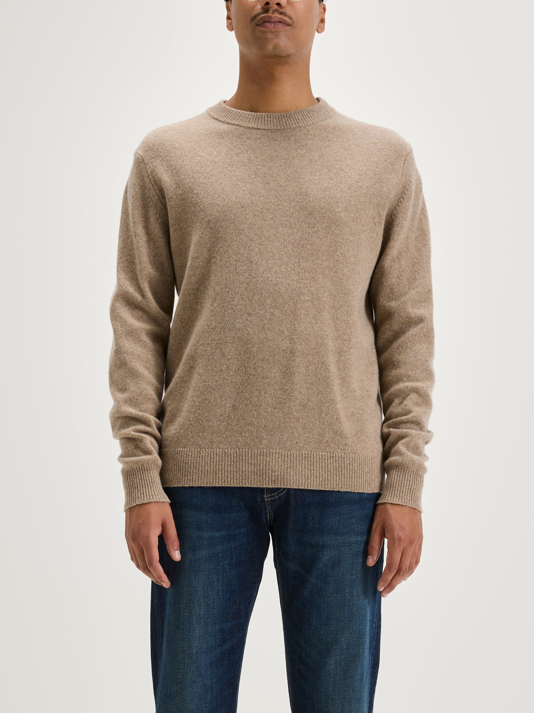 Donoon Crew-neck Sweater - Oatmeal For Men | Bellerose