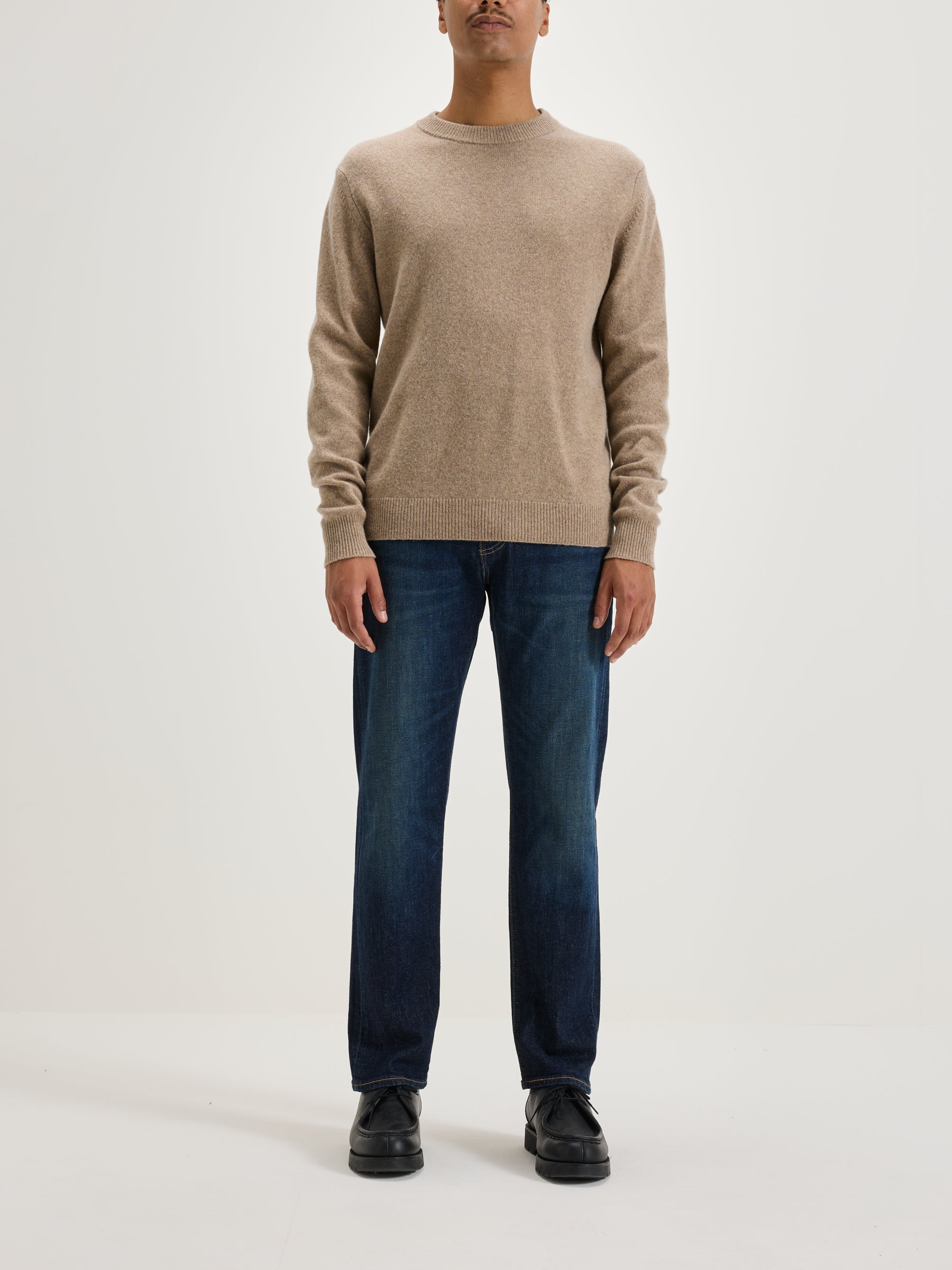 Pull Col Rond Donoon - Oatmeal Pour Homme | Bellerose