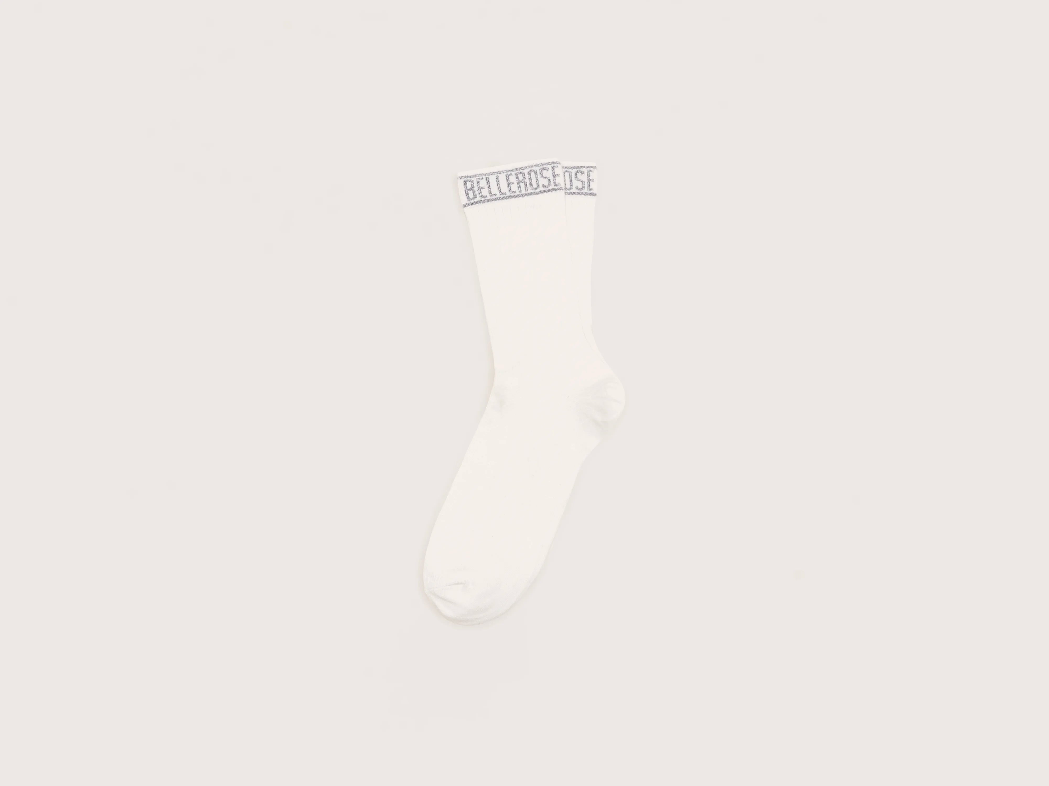 Bellix Classic Socks - Off white / Silver For Men | Bellerose