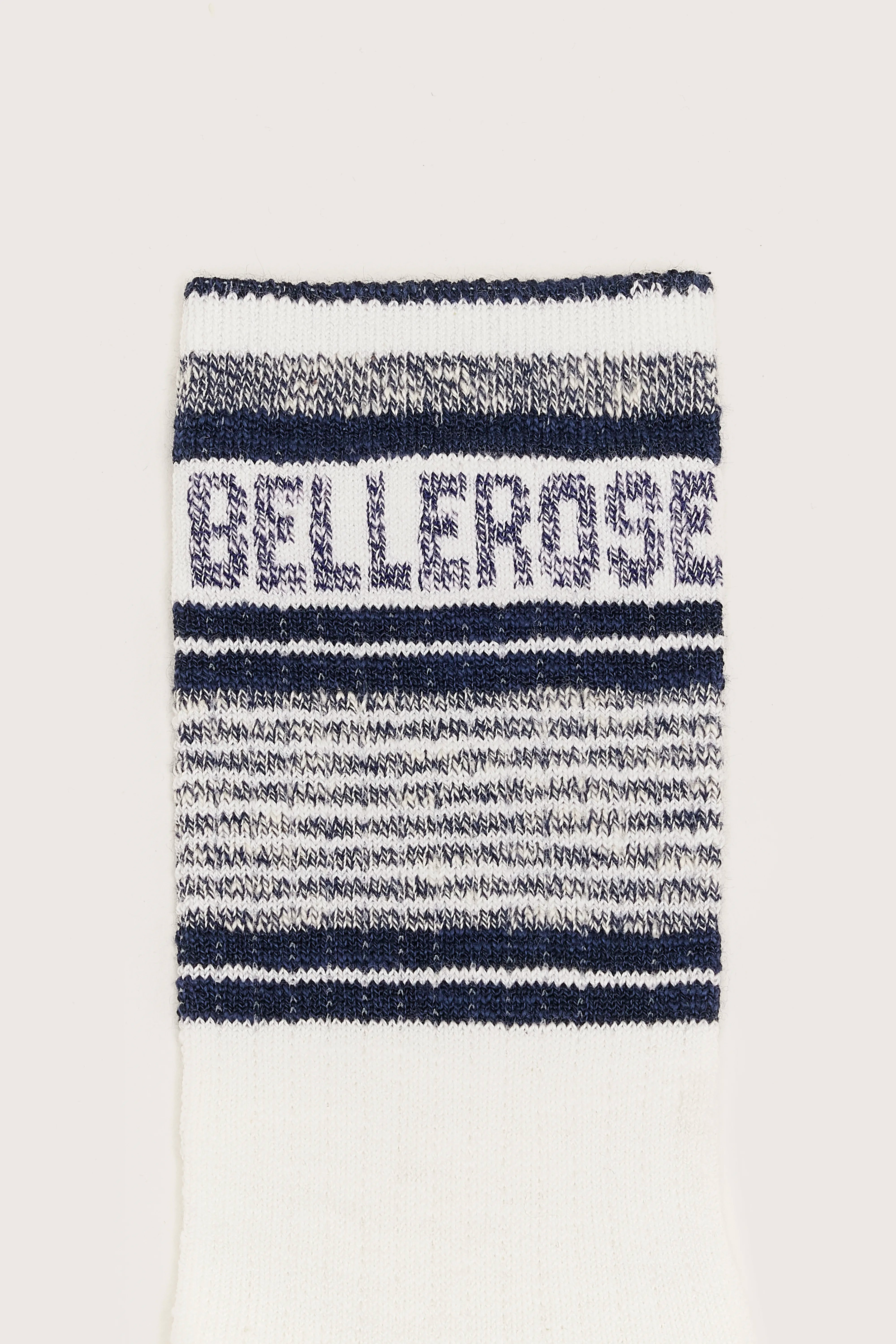 Chaussettes Côtelées Bort - Ecru / Navy / Worker Pour Homme | Bellerose