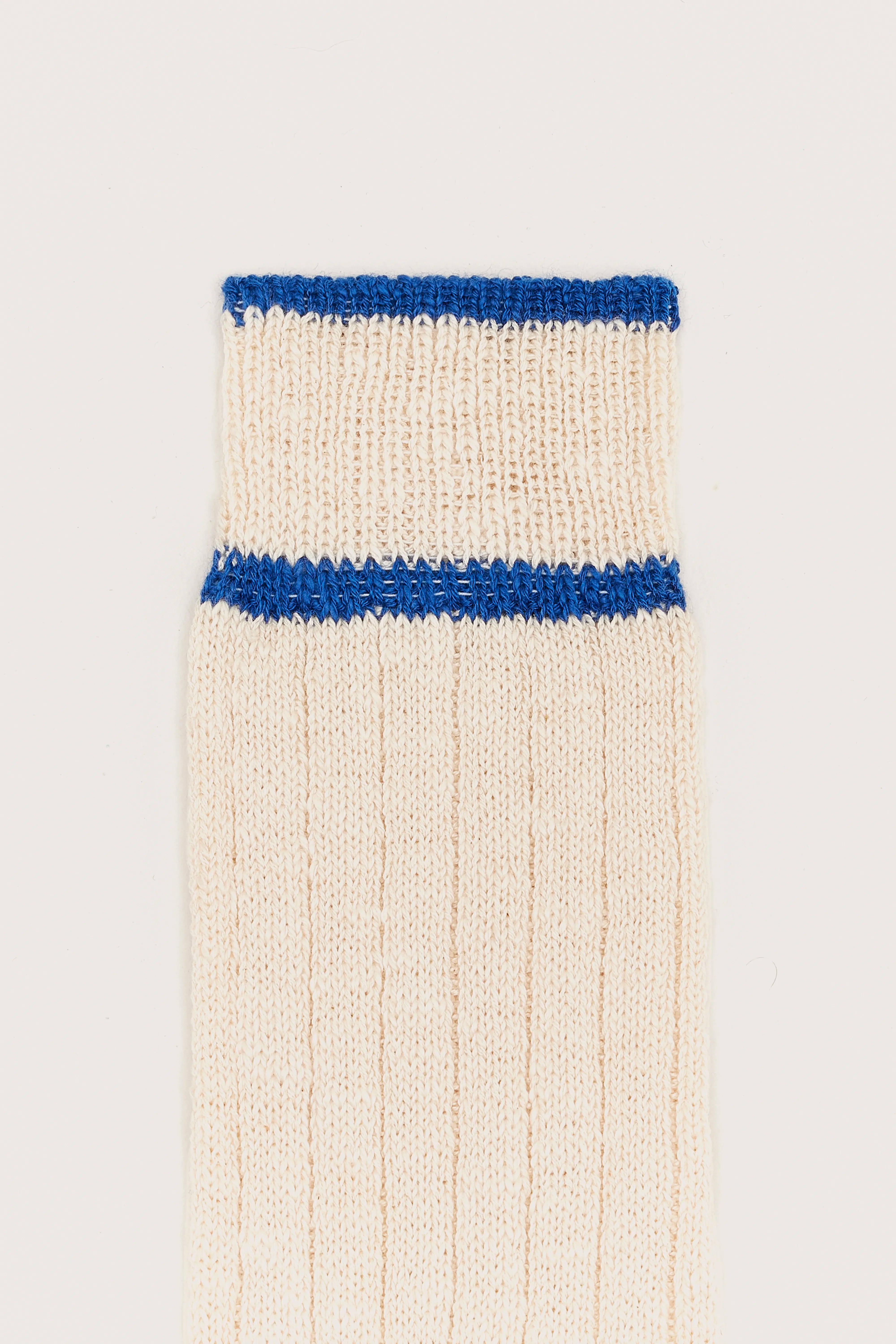 Bino Ribbed Socks - Gitane / Natural For Men | Bellerose