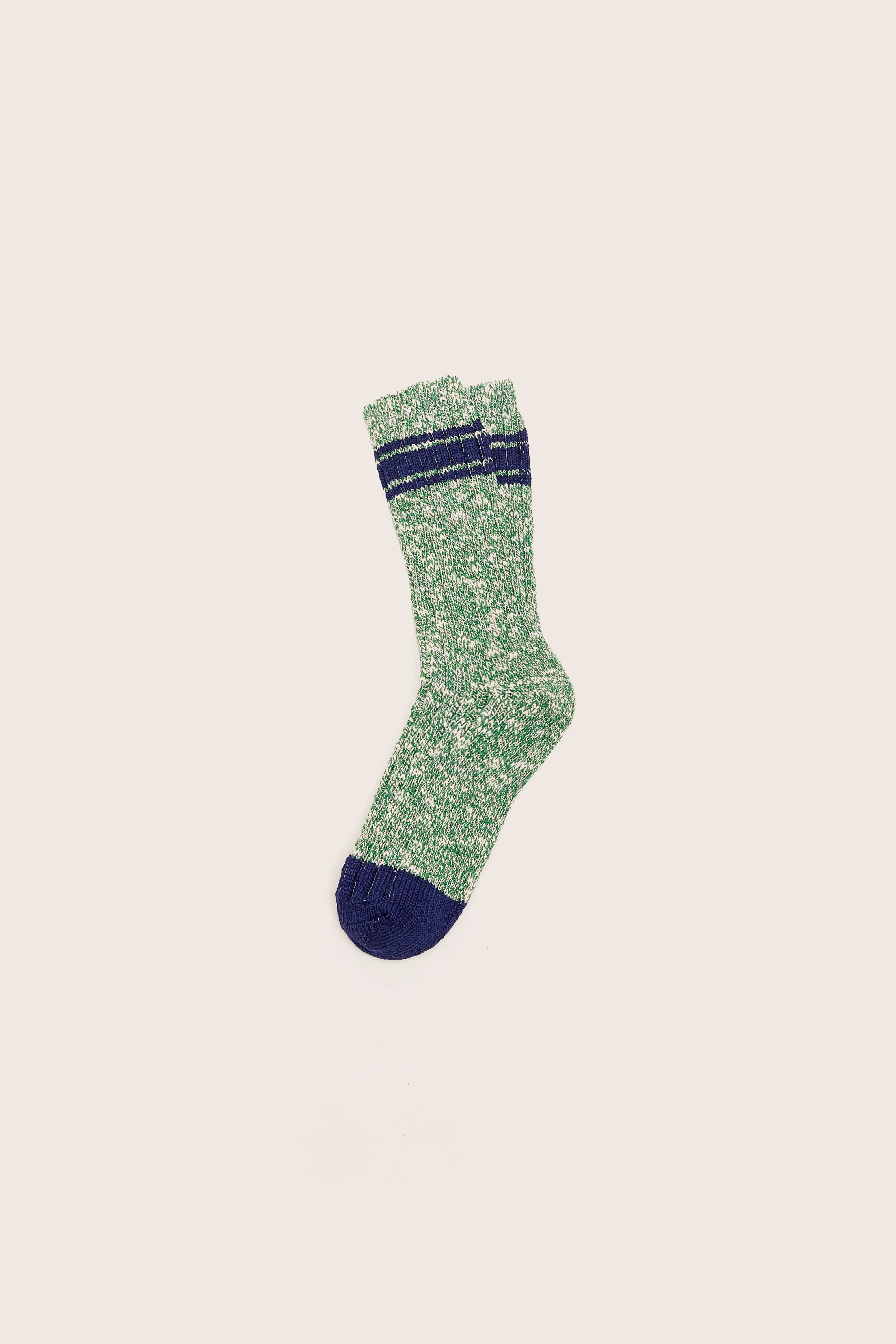 Chaussettes Classiques Varem - Indigo / Jungle Pour Homme | Bellerose