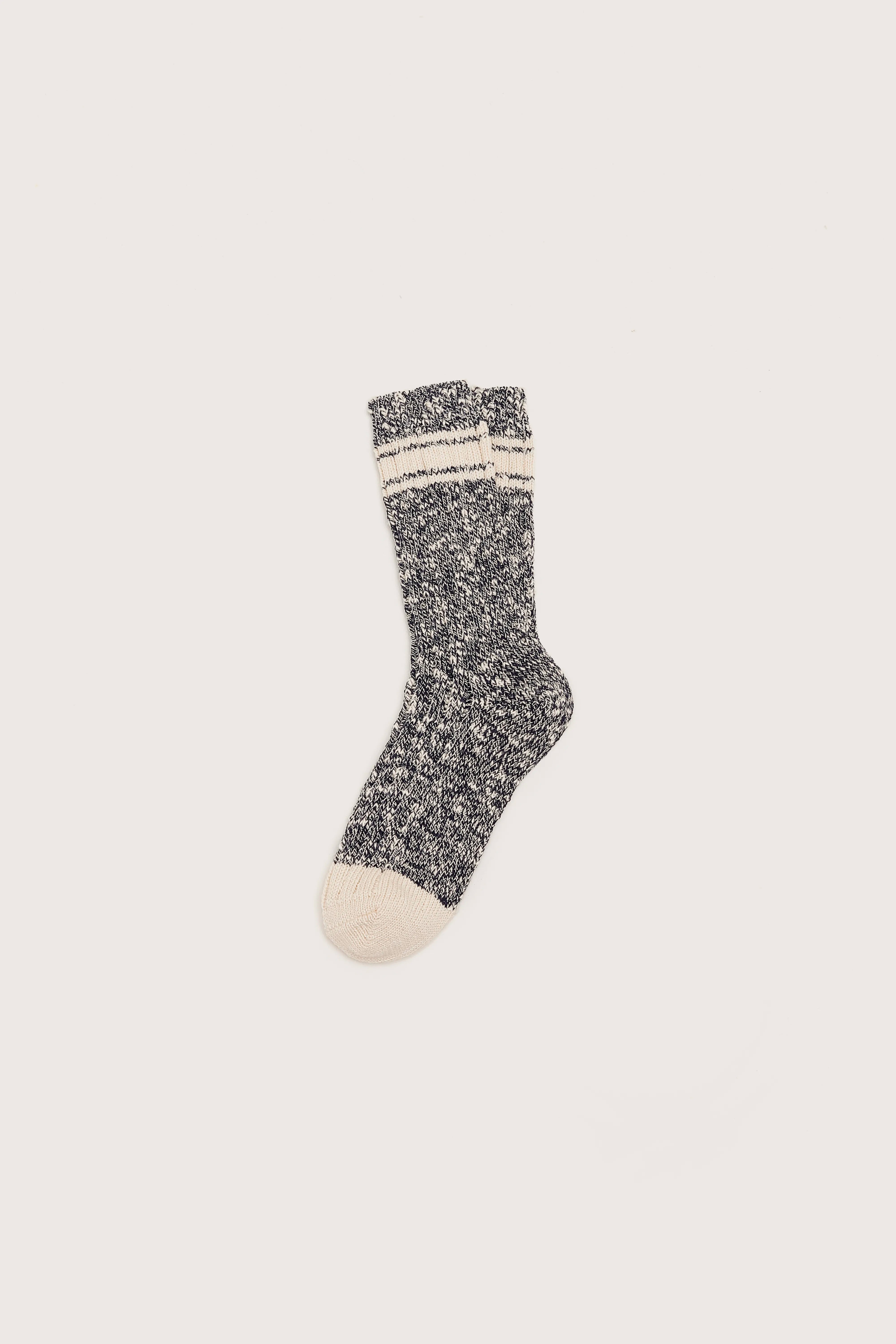 Chaussettes Classiques Varem - Ink / Natural Pour Homme | Bellerose