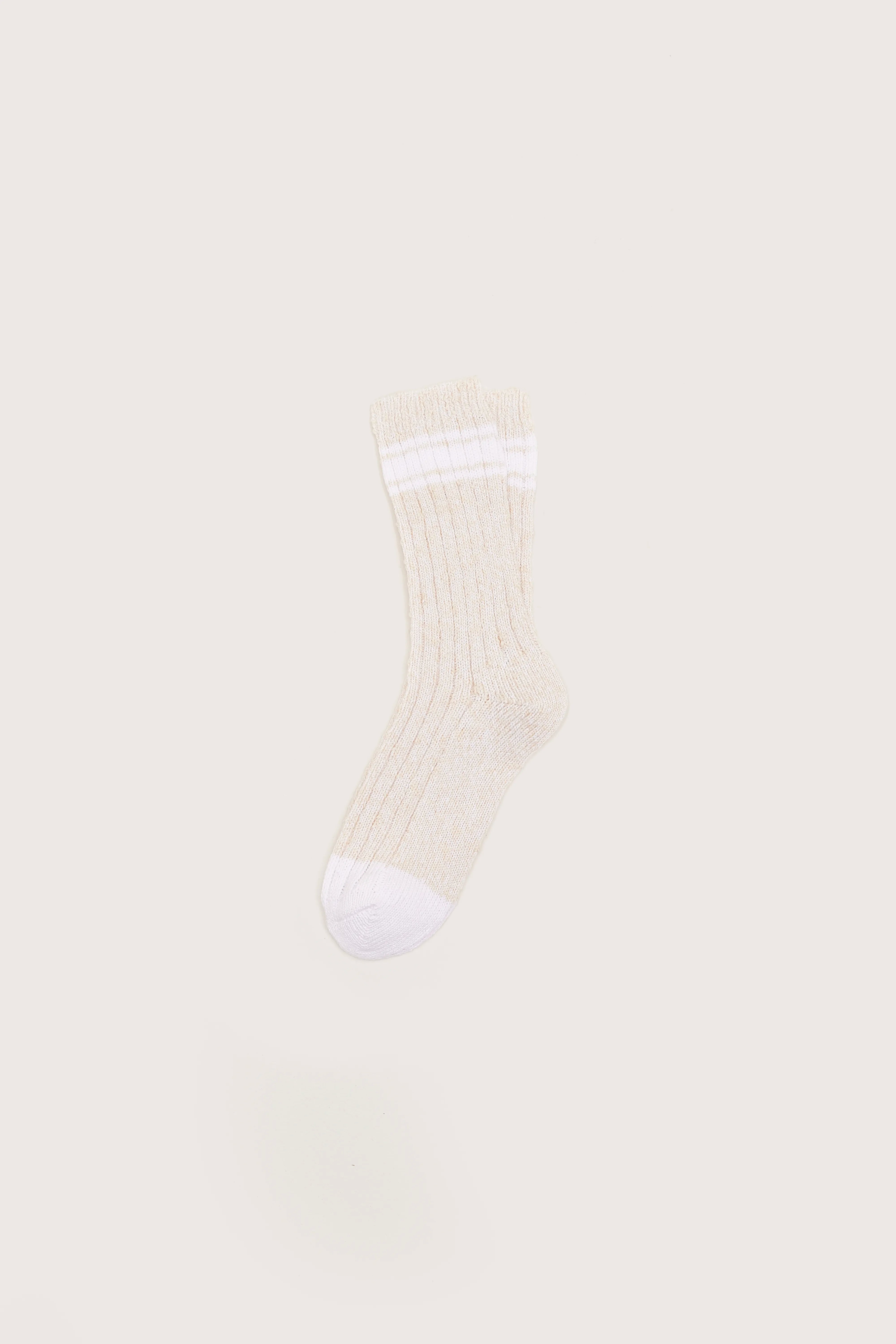 Chaussettes Classiques Varem - Vintage white / White Pour Homme | Bellerose