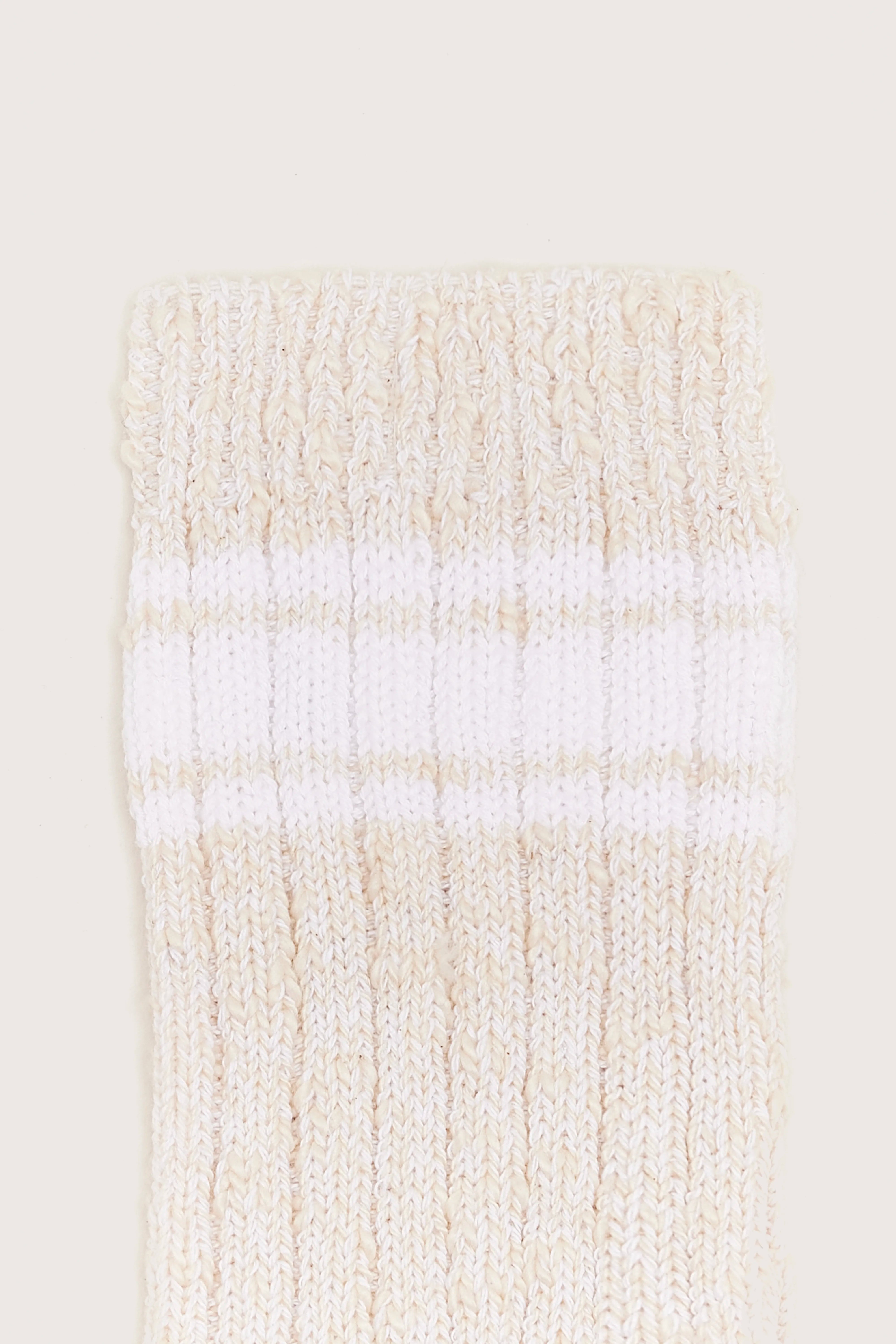 Chaussettes Classiques Varem - Vintage white / White Pour Homme | Bellerose