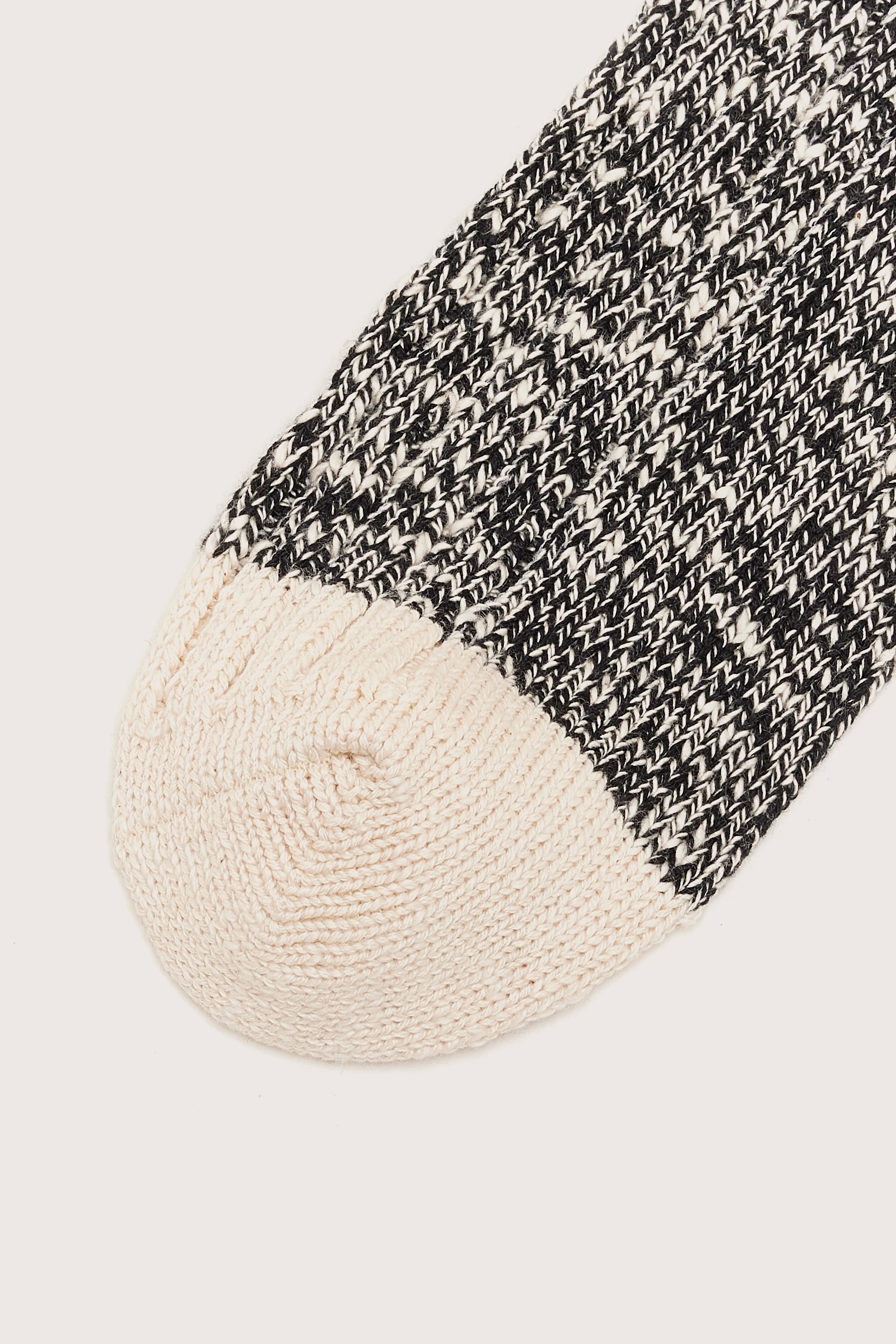 Varem Classic Socks - Black beauty / Natural For Men | Bellerose