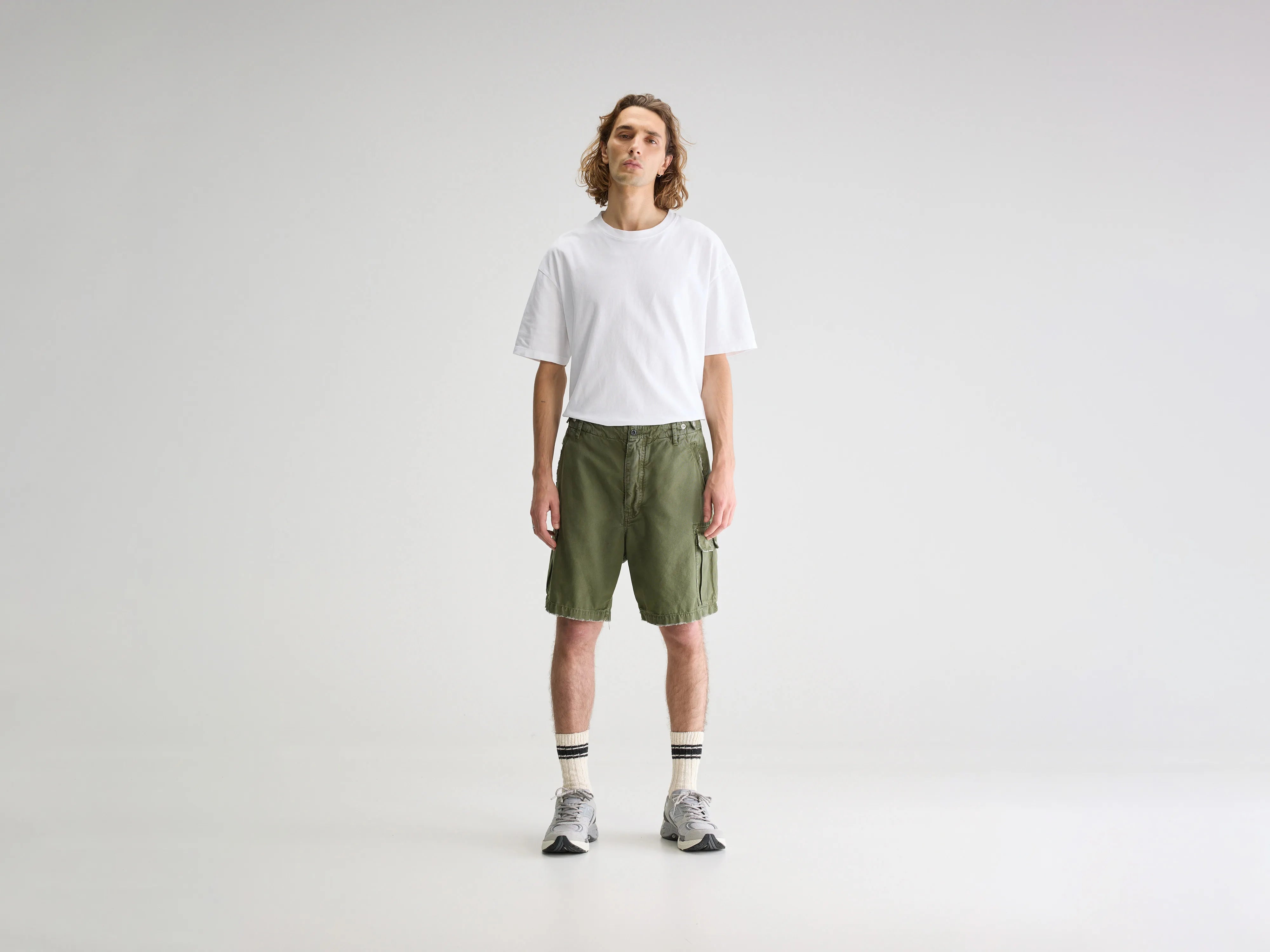 Short en denim Karlo (251 / M / DUSTY OLIVE)