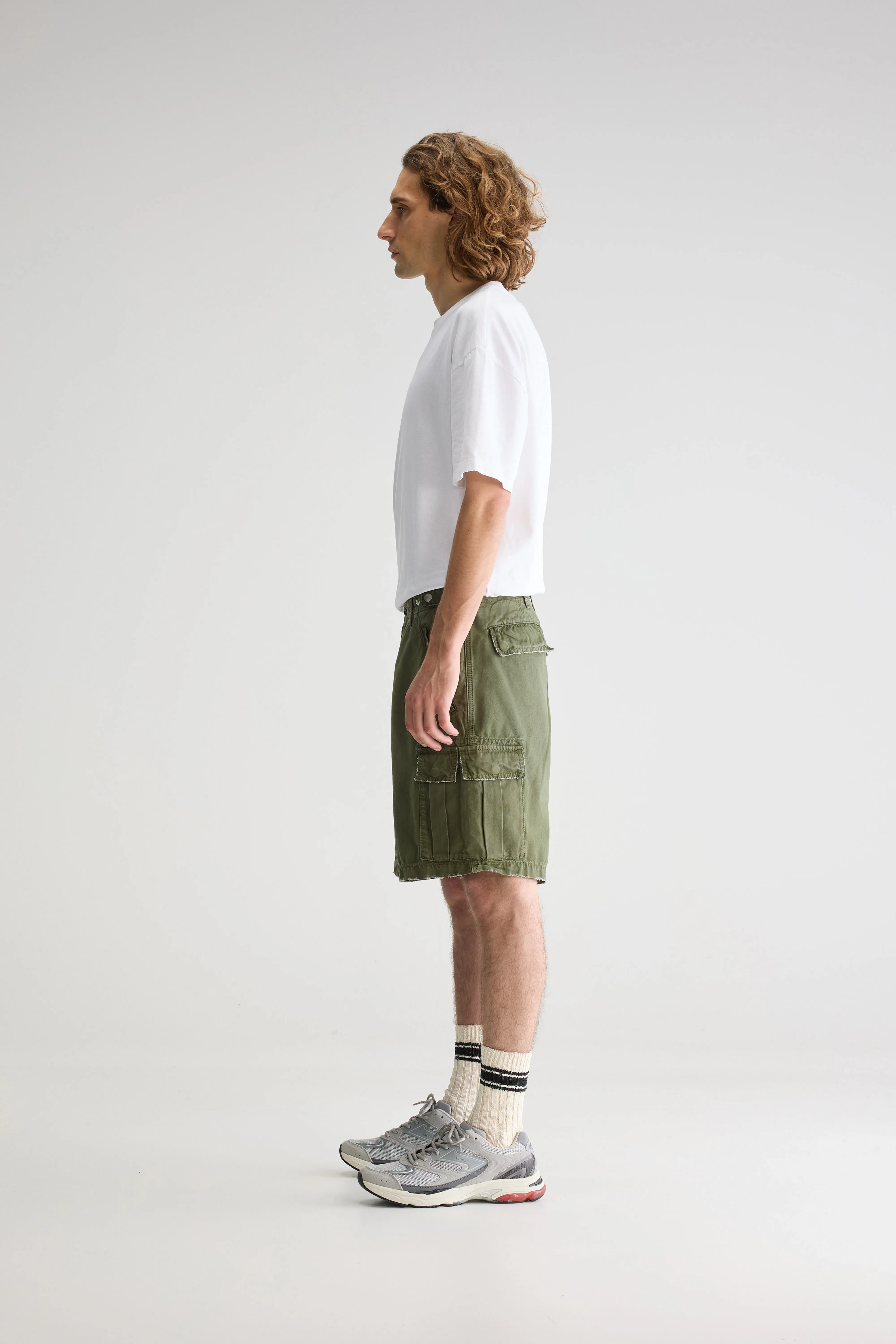 Short en denim Karlo (251 / M / DUSTY OLIVE)