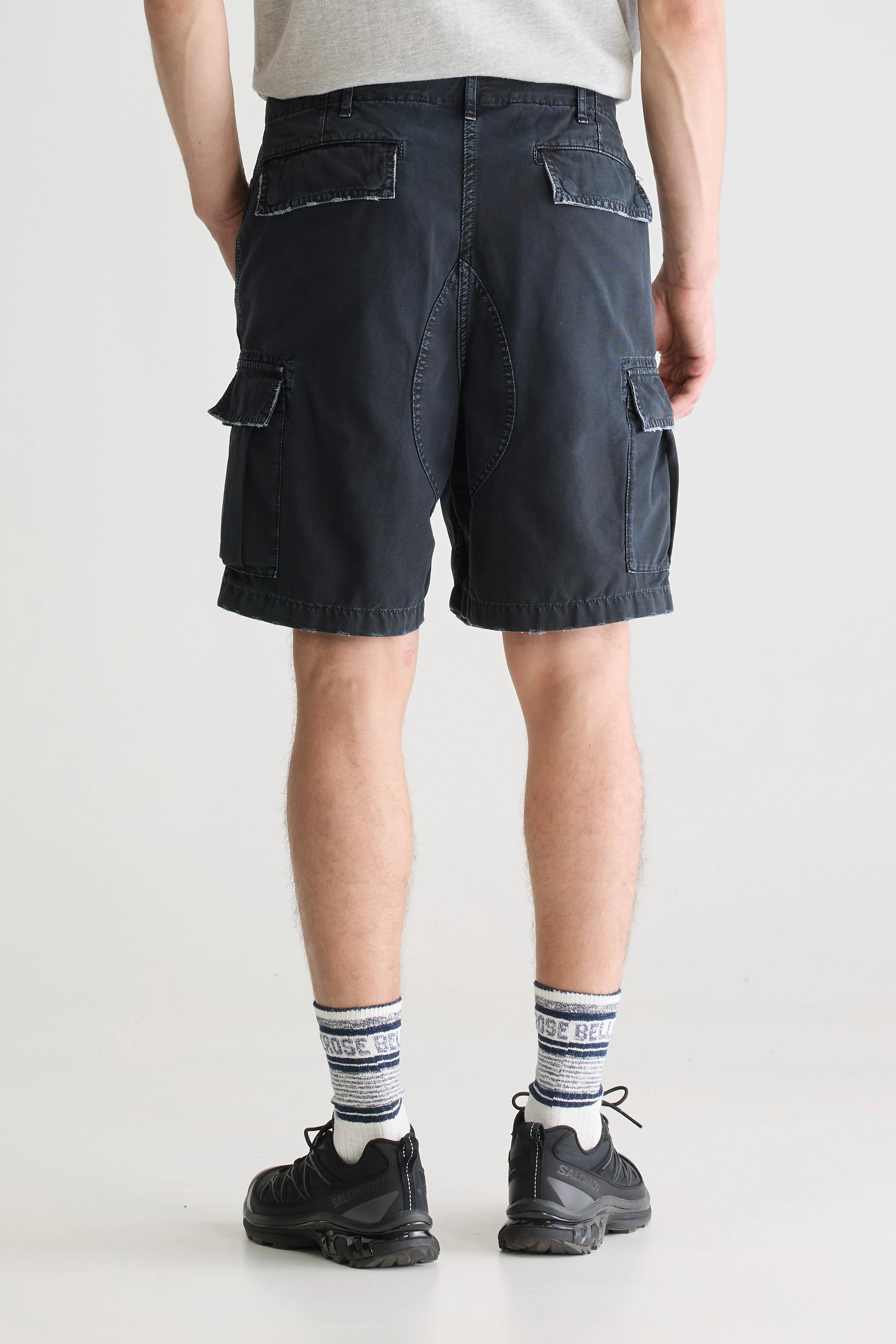 Karlo Wijde Shorts - Charcoal Voor Heren | Bellerose