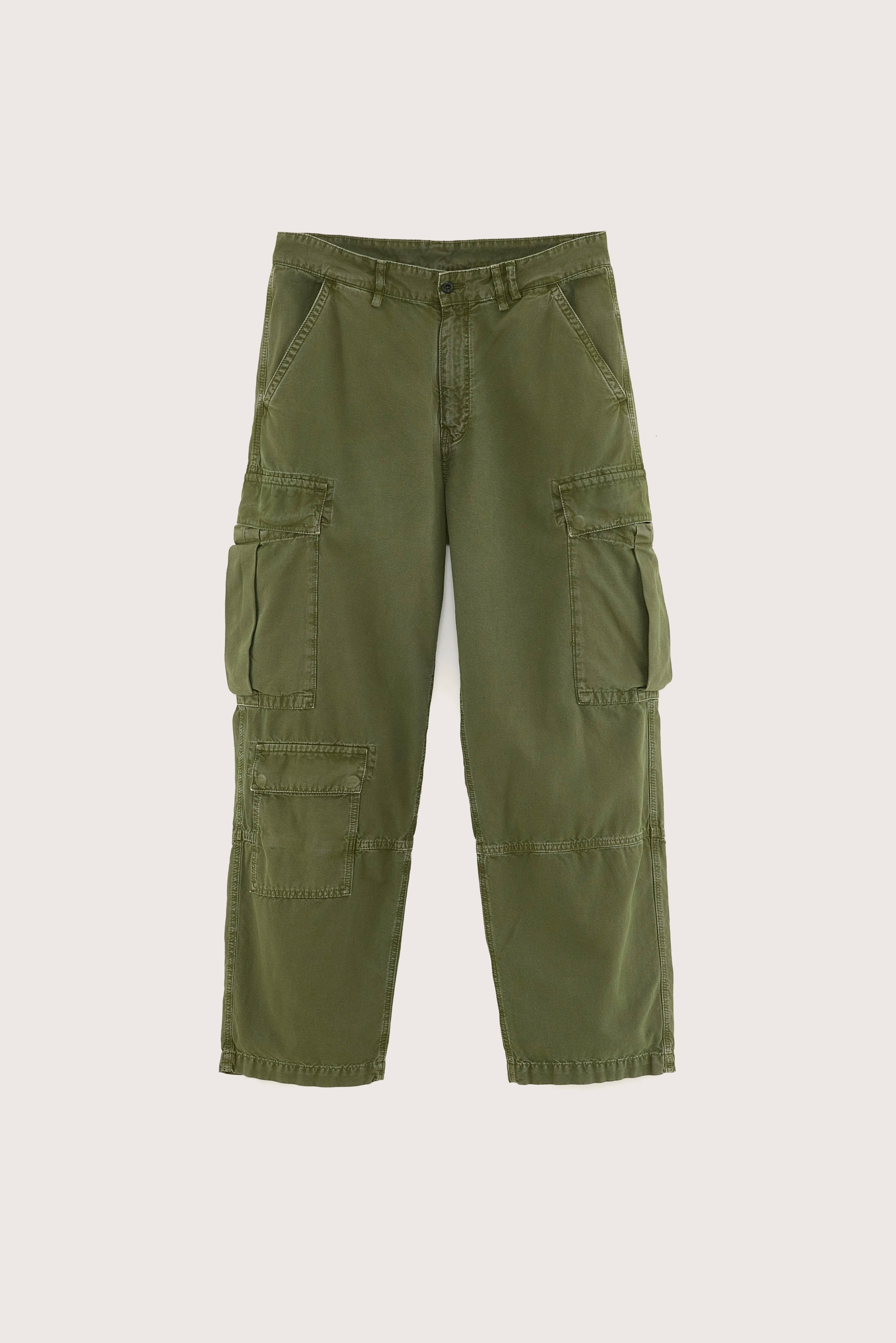 Kubi relaxed trousers (251 / M / DUSTY OLIVE)