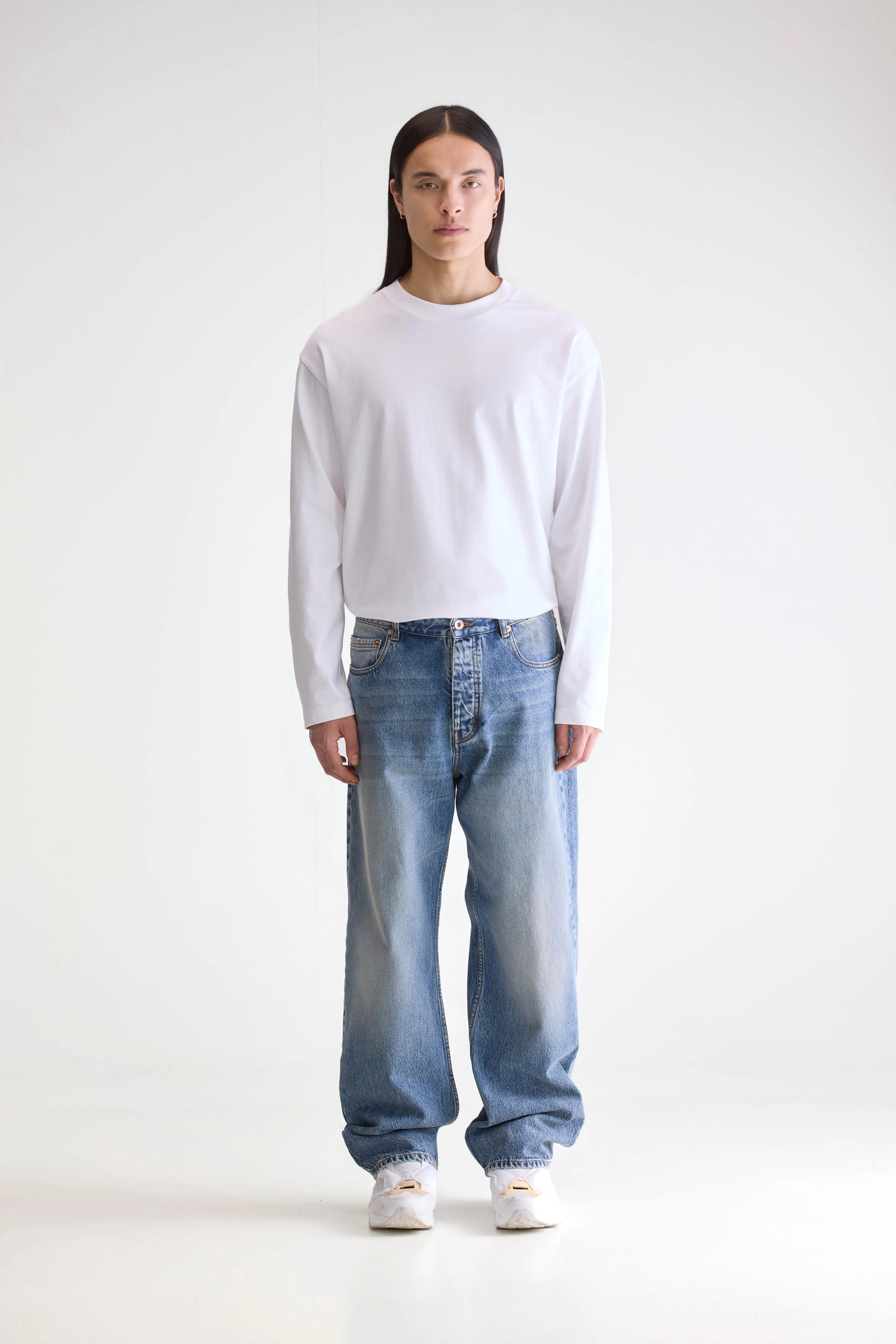Denim N. 08 Straight Jeans - Vintage lt blue For Men | Bellerose