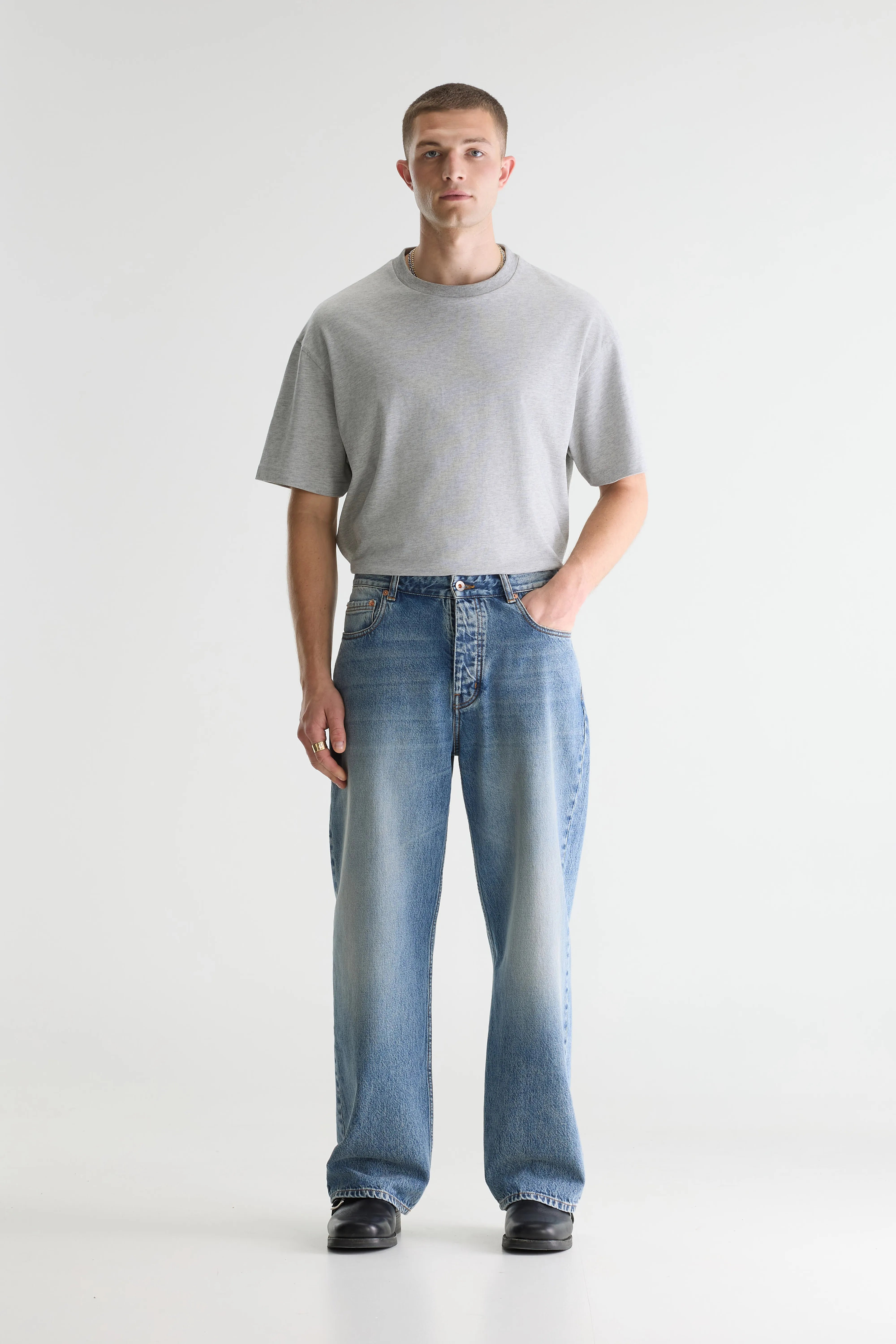 Denim N. 08 Rechte Jeans - Vintage lt blue Voor Heren | Bellerose