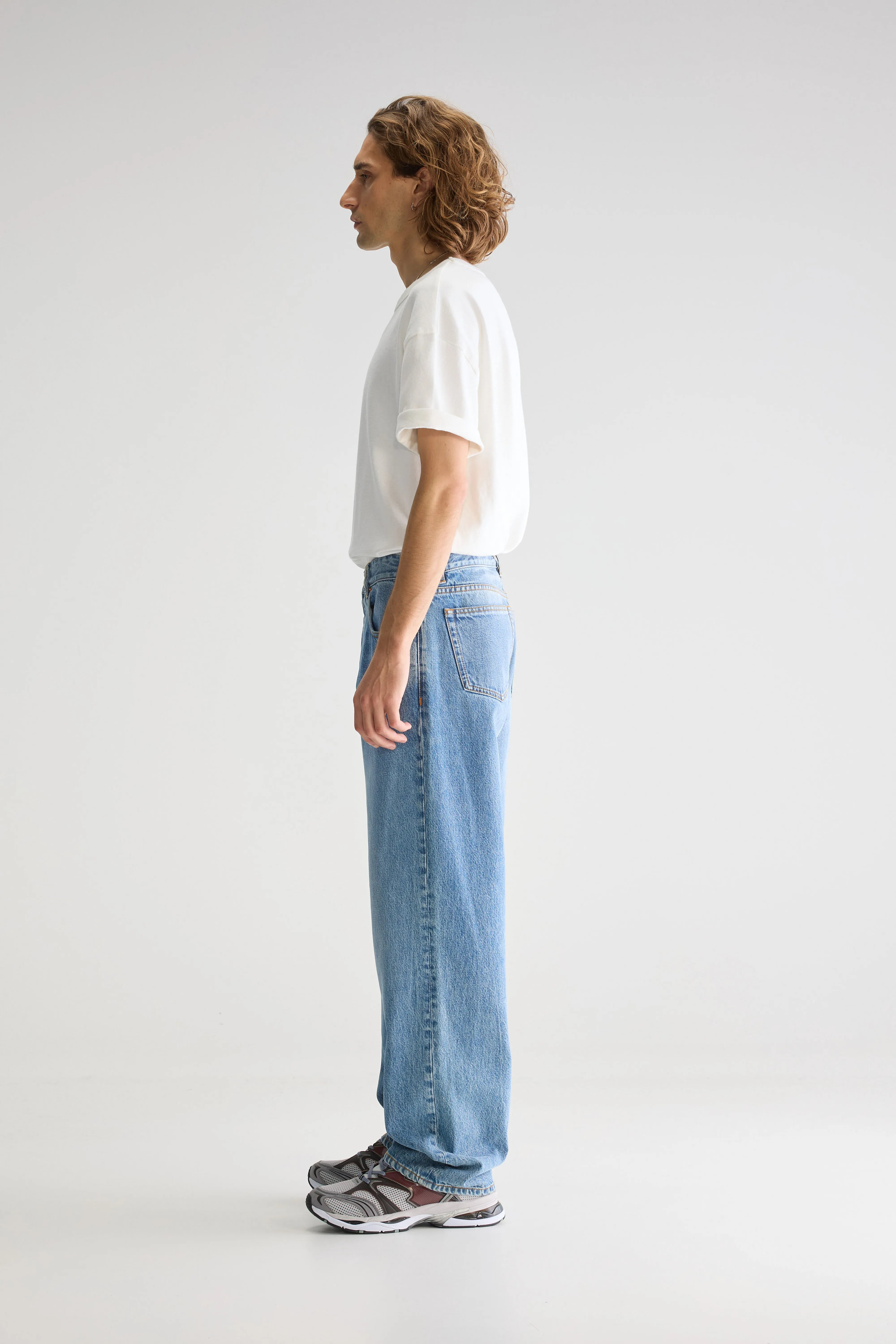 Denim N. 08 Straight Jeans - Vintage lt blue For Men | Bellerose