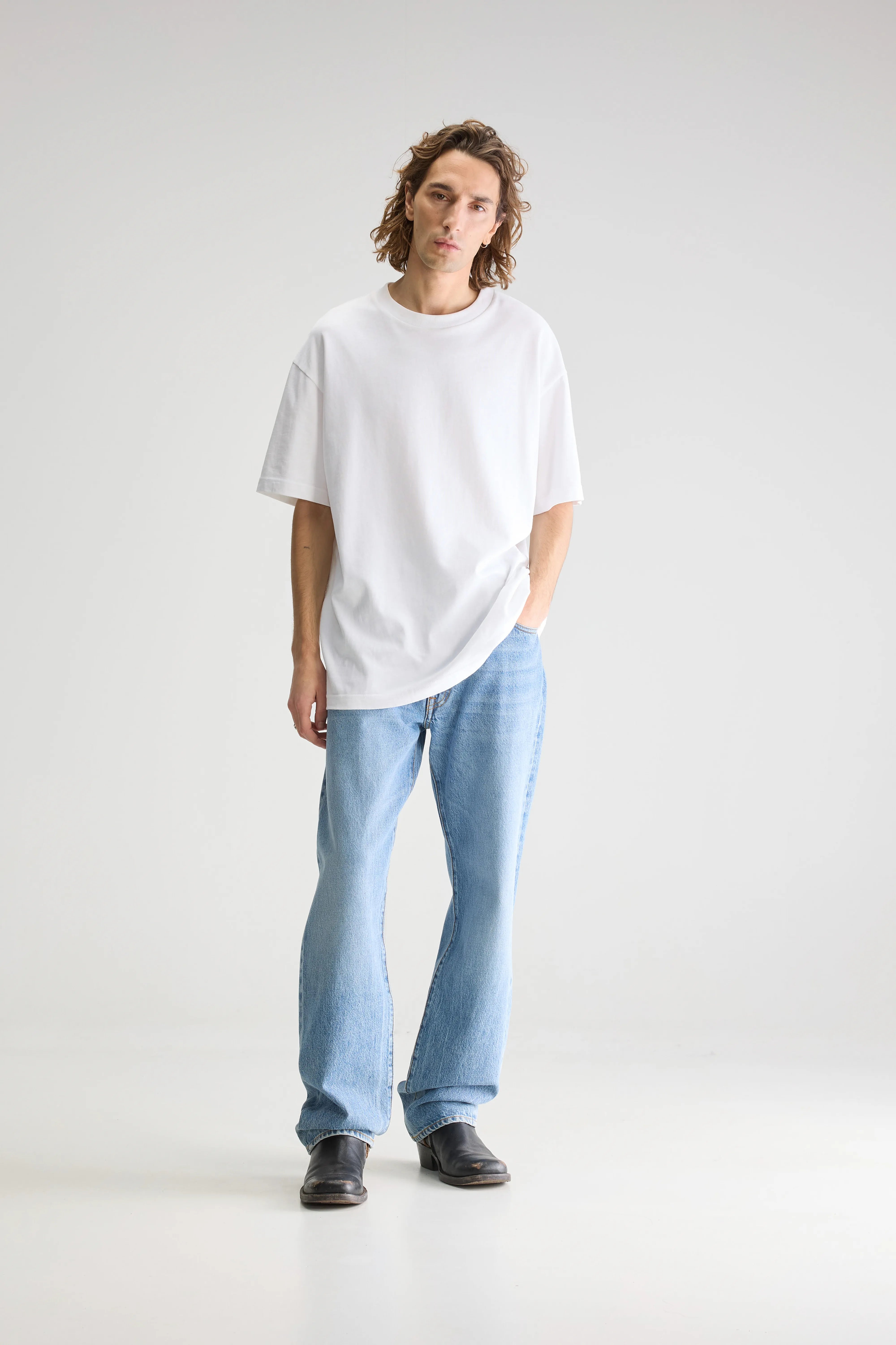 Denim N. 09 Straight Jeans - Vintage lt blue For Men | Bellerose