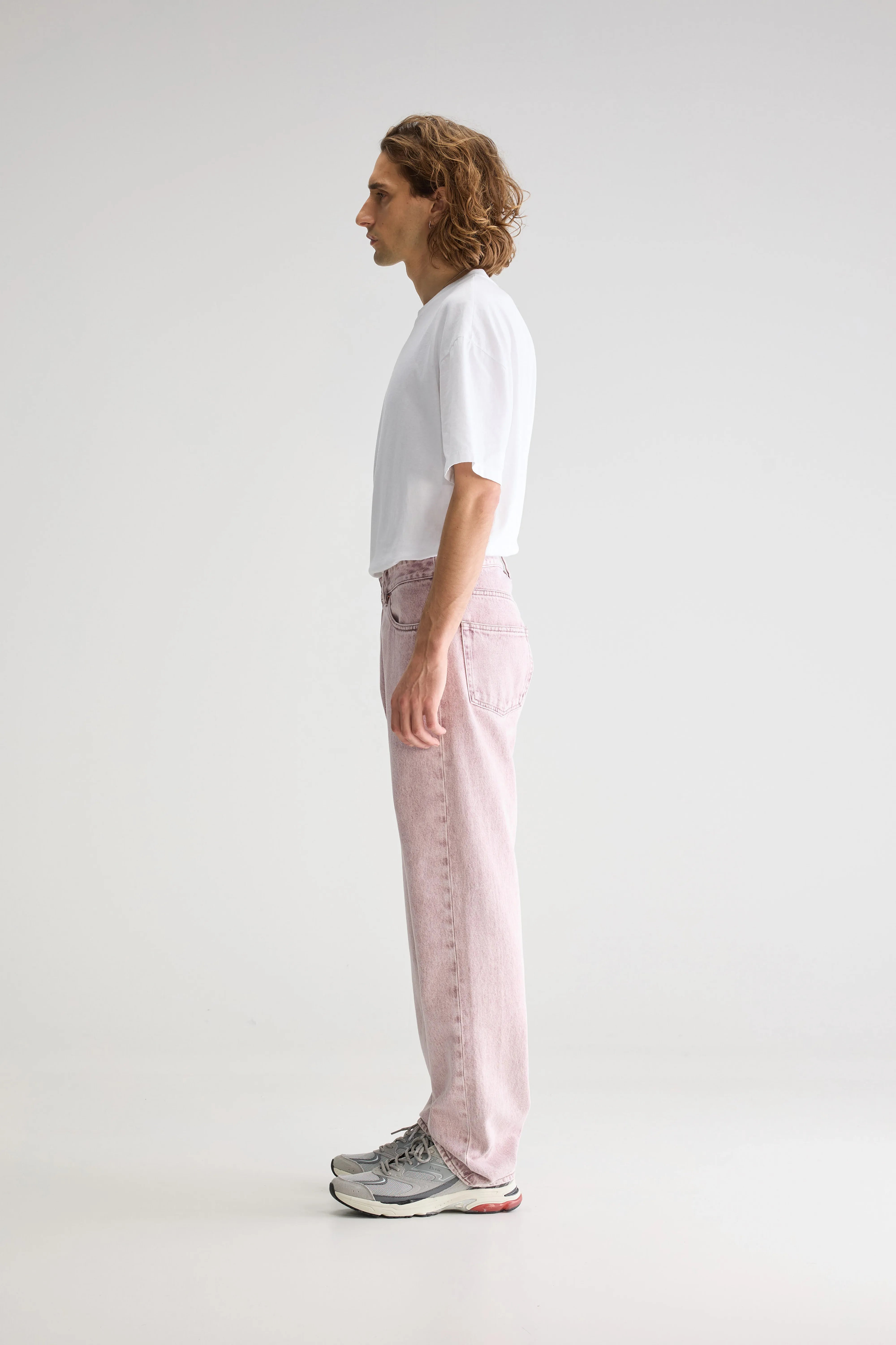 Denim N. 09 Straight Jeans - Pink stone For Men | Bellerose