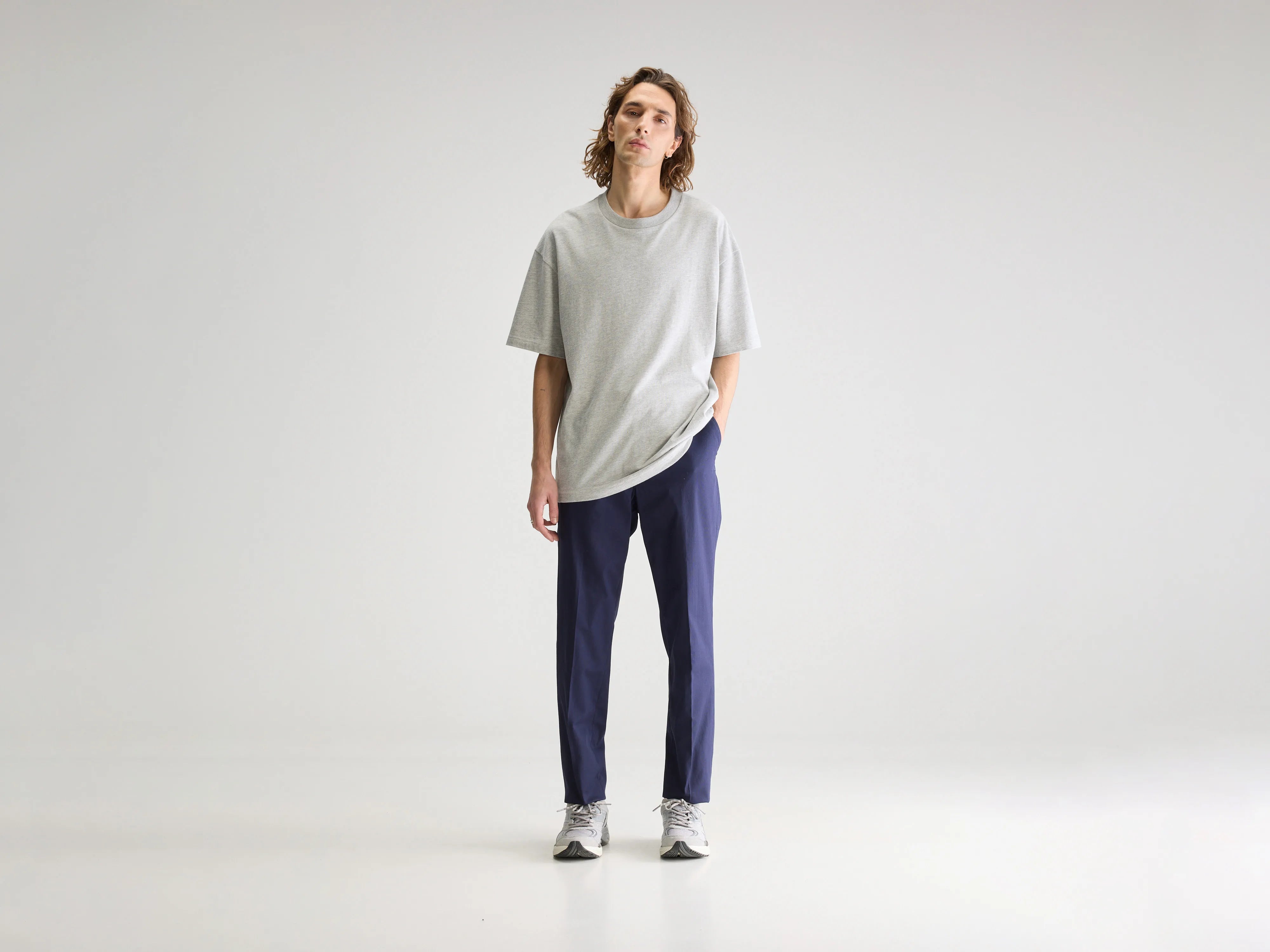 Stanley tapered trousers (251 / M / NAVY)